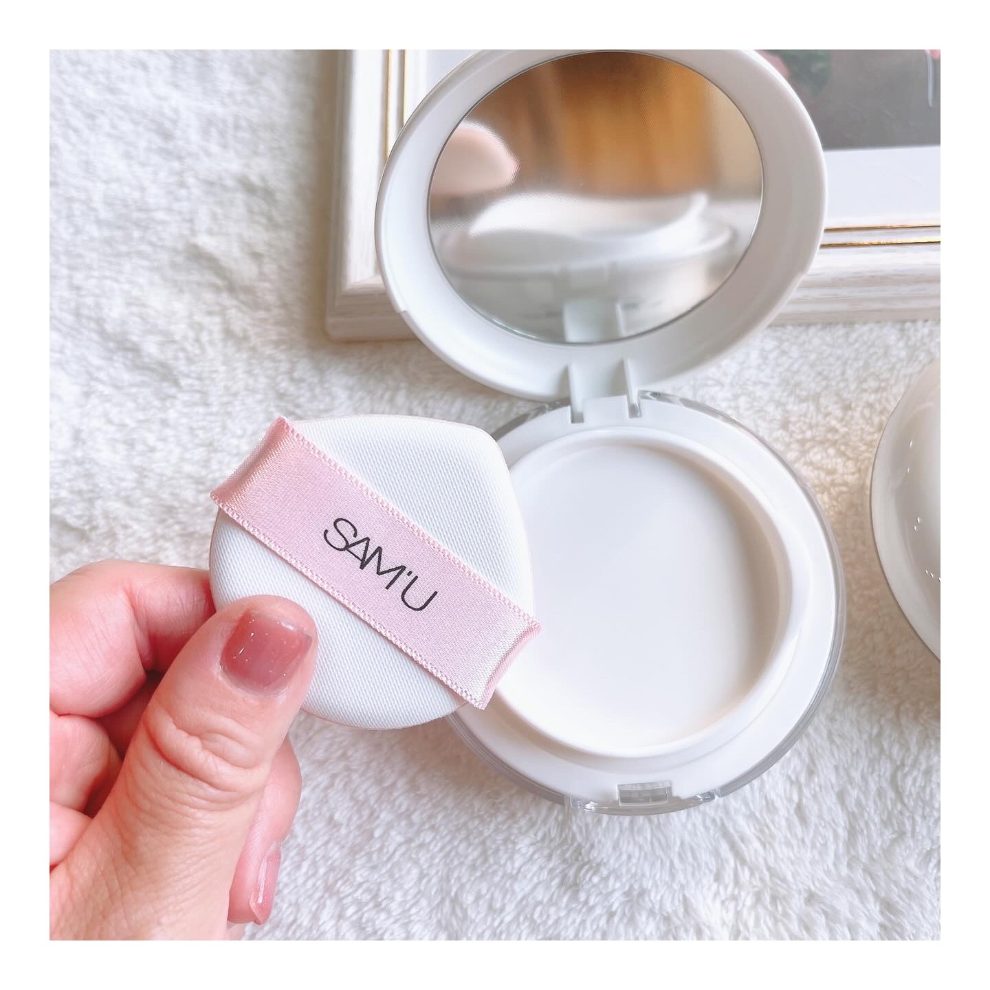 センシティブピュア＆ピュアクッション/SAM'U/クッションファンデーションを使ったクチコミ（3枚目）