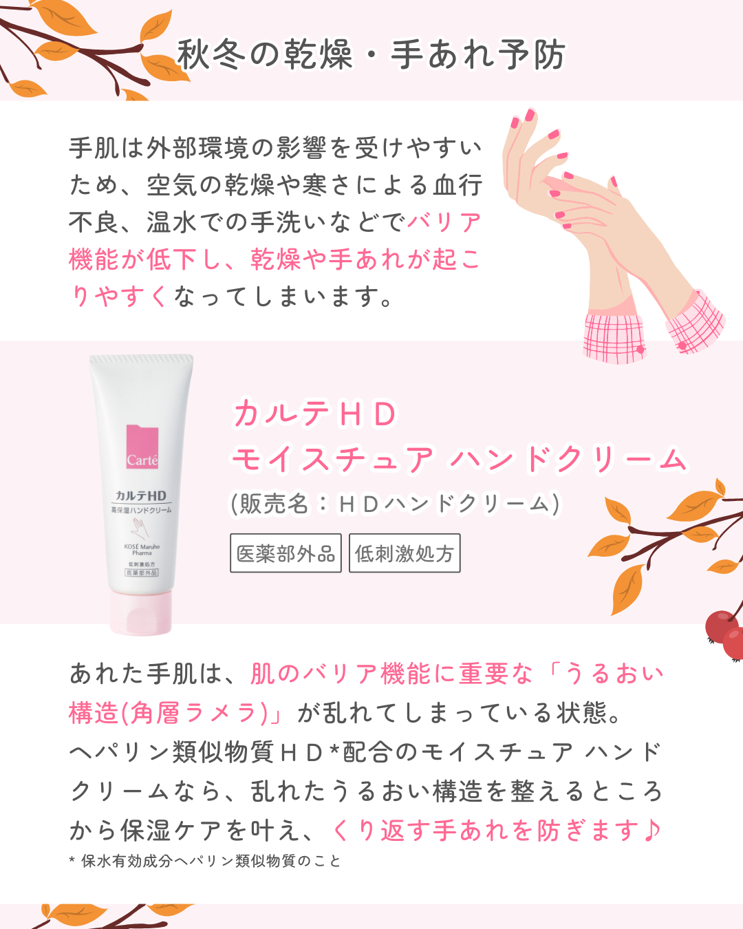 モイスチュア ハンドクリーム/カルテHD/ハンドクリームを使ったクチコミ(2枚目)