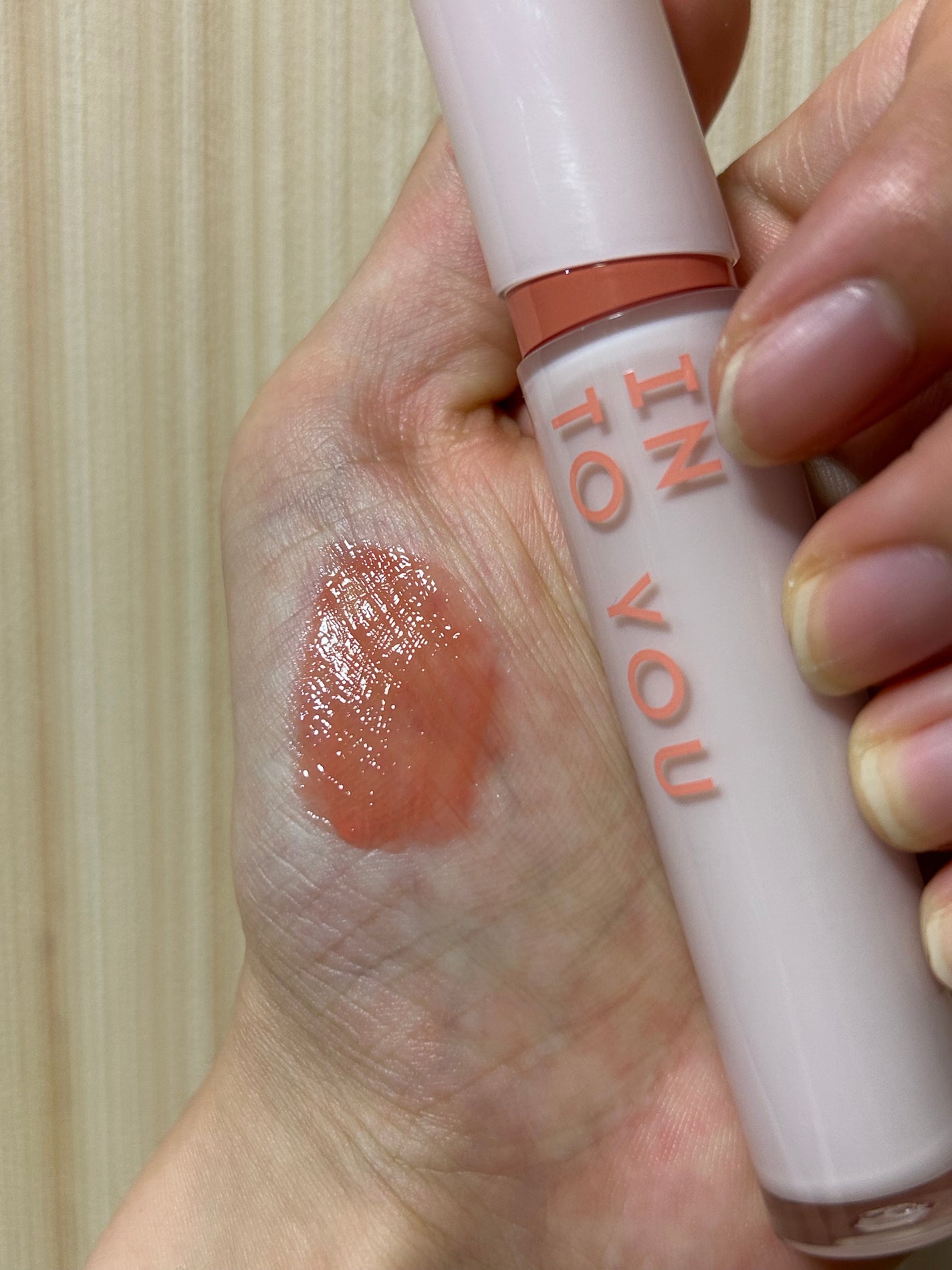 ジューシーパンピンググロス/INTO U/リップグロスを使ったクチコミ(1枚目)