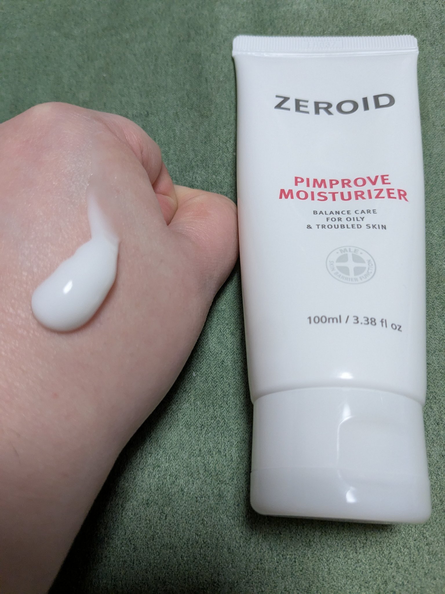 ピンプローブモイスチャーライザー/ZEROID/フェイスクリームを使ったクチコミ（2枚目）