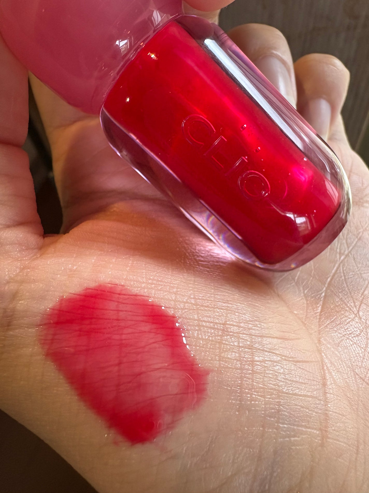 まーちゃん on LIPS 「#pr#クリオクリオボリュメイトグロスこっくりとしたテクスチャ..」(1枚目)