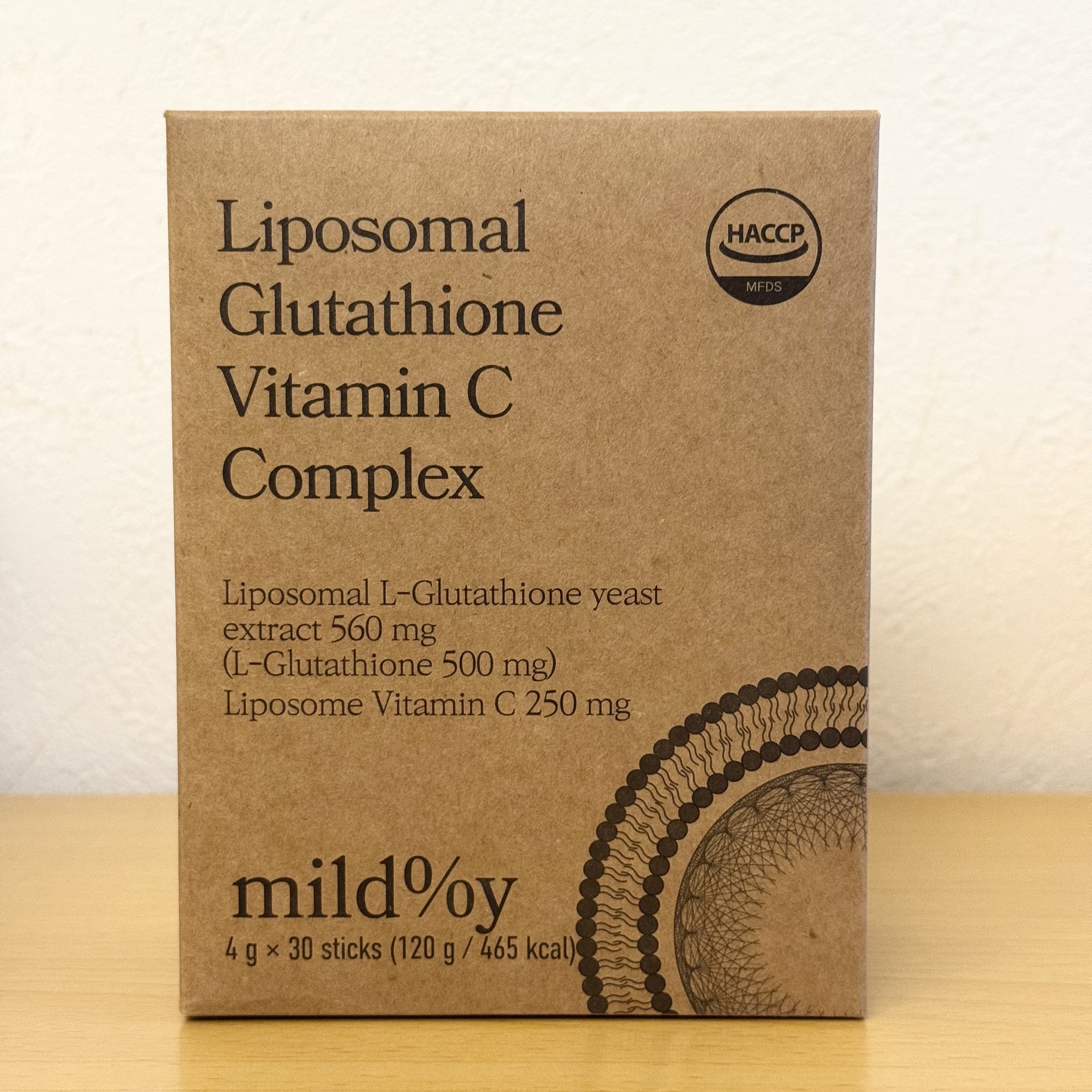 リポゾマル グルタチオン ビタミンC コンプレックス/mild%y/美容サプリメントを使ったクチコミ（1枚目）