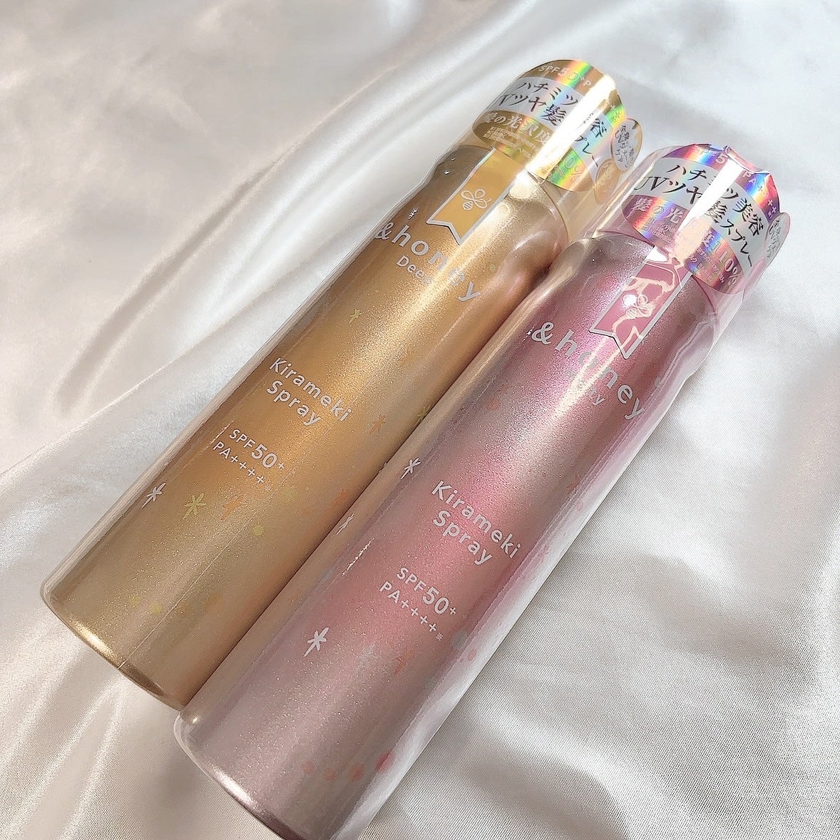 アンドハニー メルティ モイストリペア キラメキスプレー/&honey/ヘアスプレーを使ったクチコミ(5枚目)