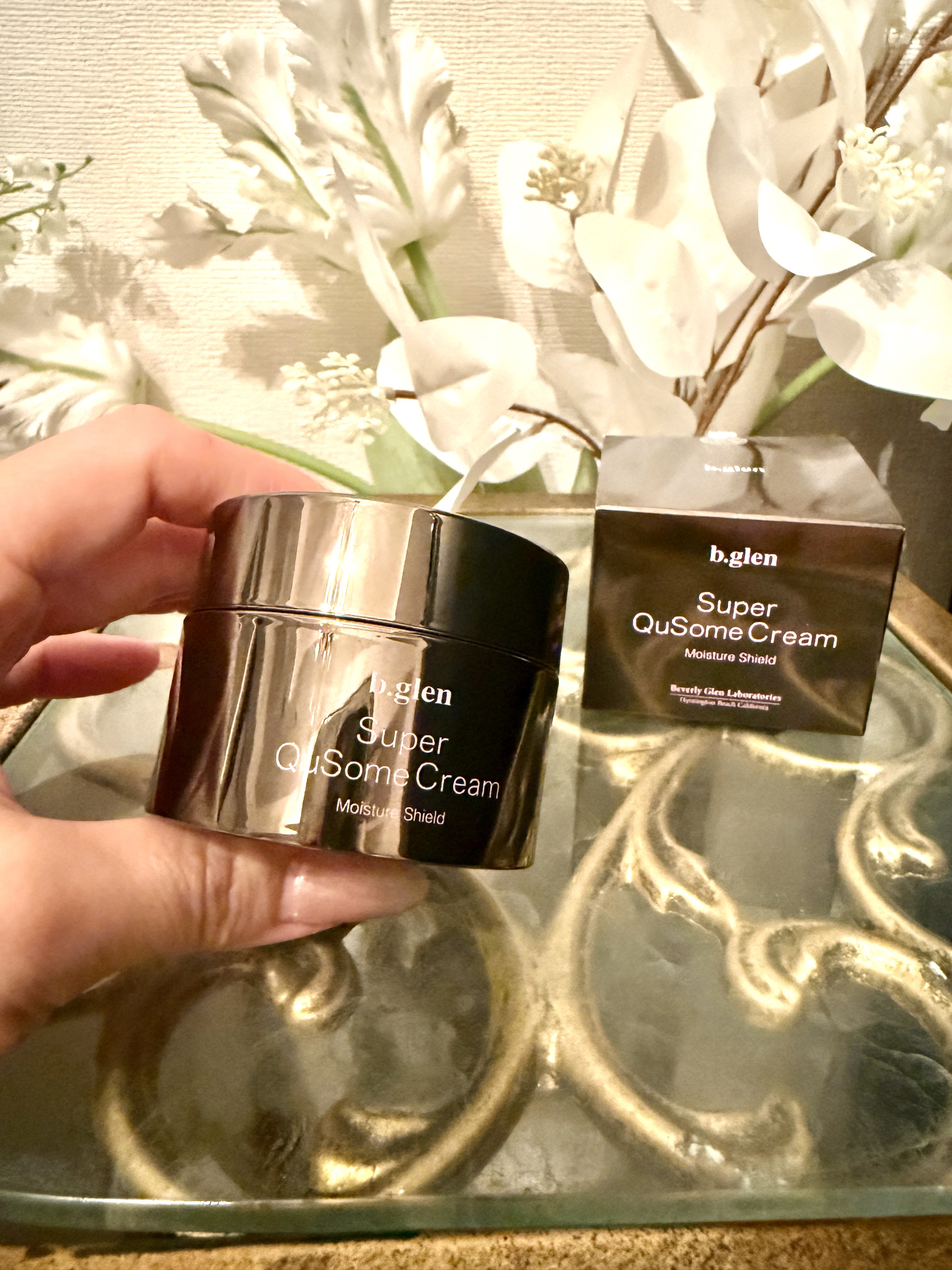 スーパーQuSomeクリーム/b.glen/フェイスクリームを使ったクチコミ（1枚目）