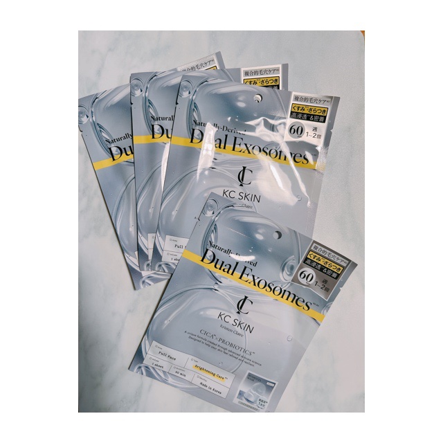 KC SKIN モイストクリアセラムマスク 4枚入り/KC SKIN – Kristen Claire/シートマスク・パックを使ったクチコミ（1枚目）