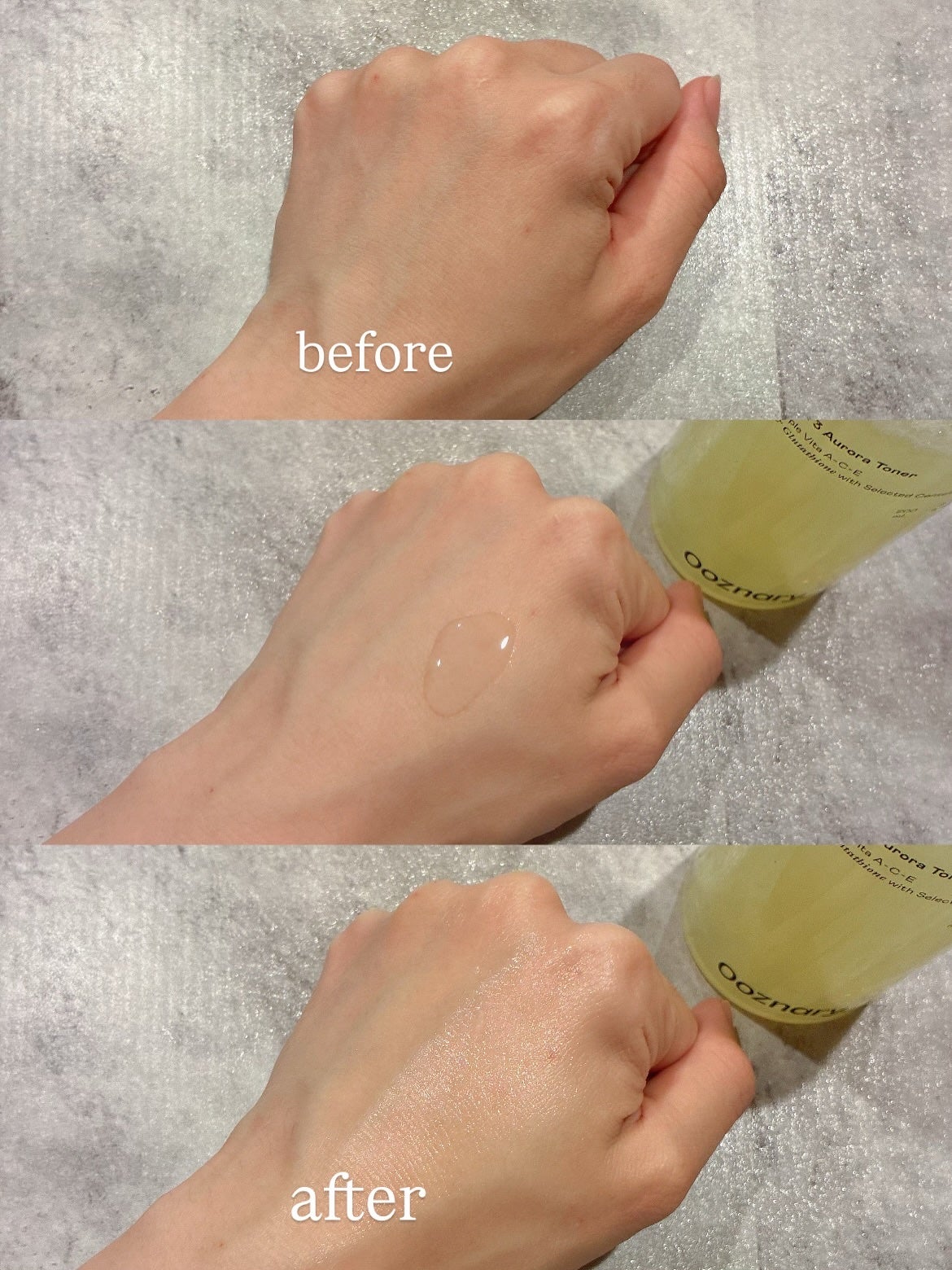ビタ3オーロラトナー/オーズナリー/化粧水を使ったクチコミ(3枚目)