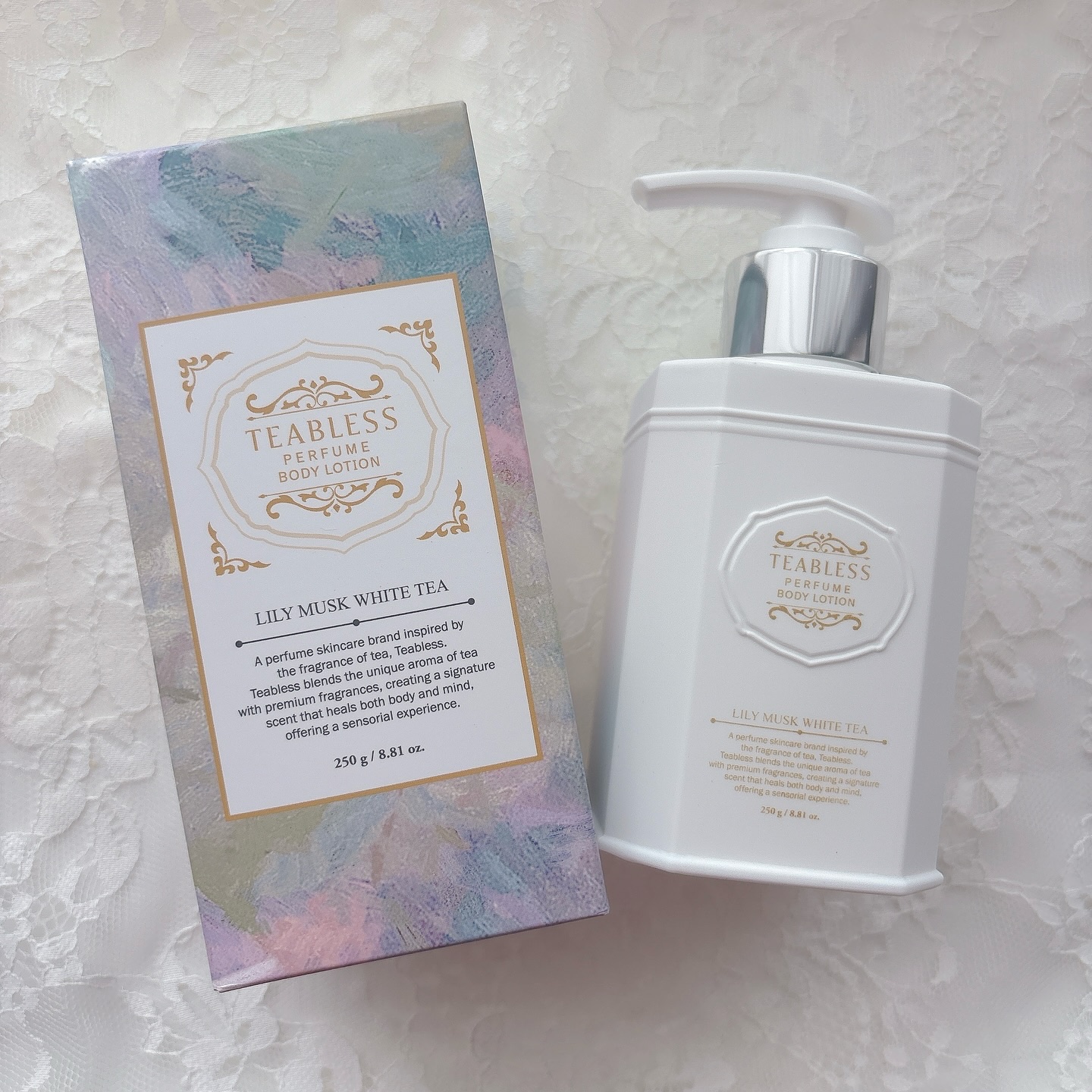 パフュームボディローション リリィムスクホワイトティー/TEABLESS/ボディローションを使ったクチコミ（3枚目）