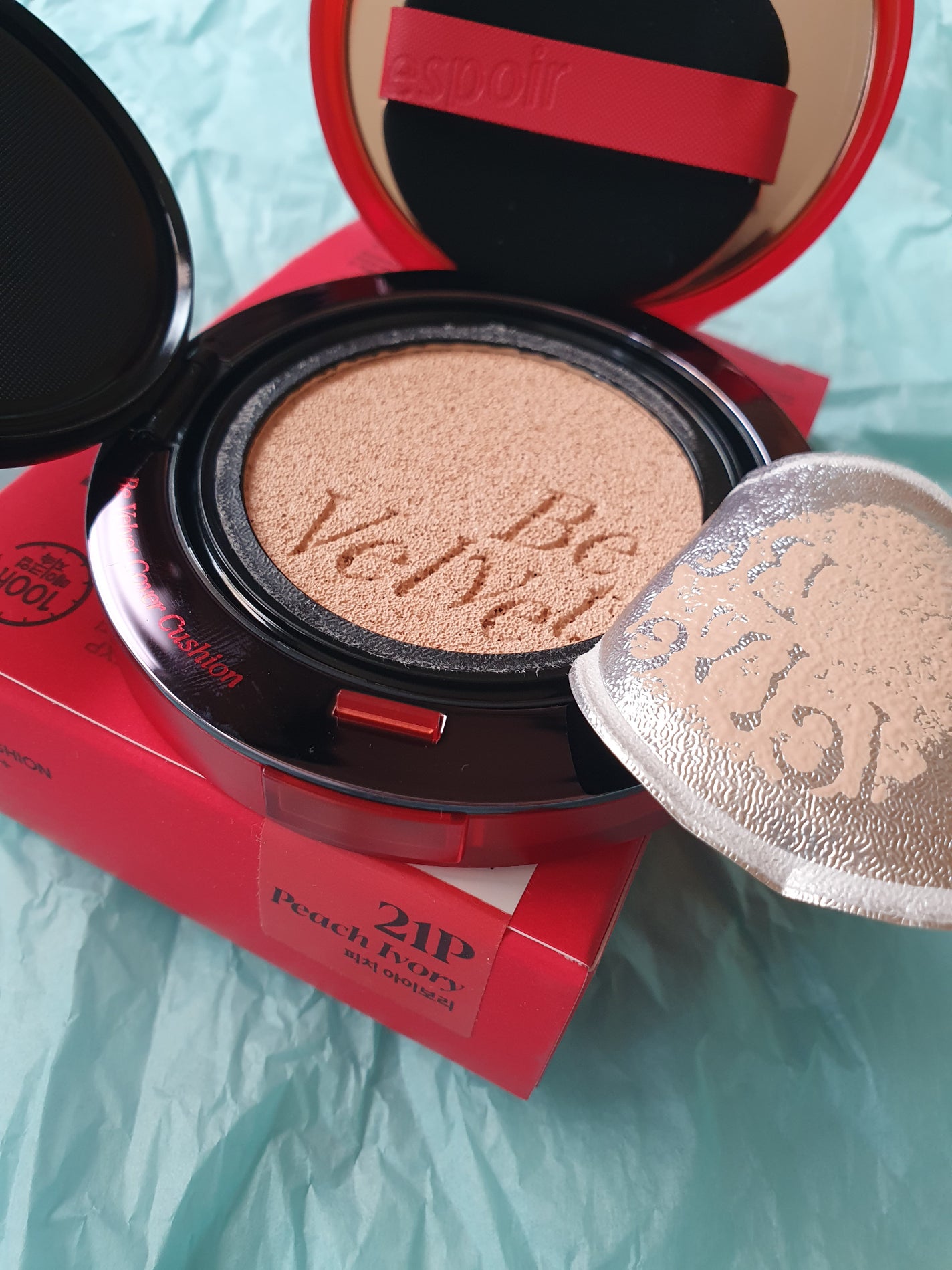 ビーベルベットカバークッション/espoir/クッションファンデーションを使ったクチコミ(1枚目)