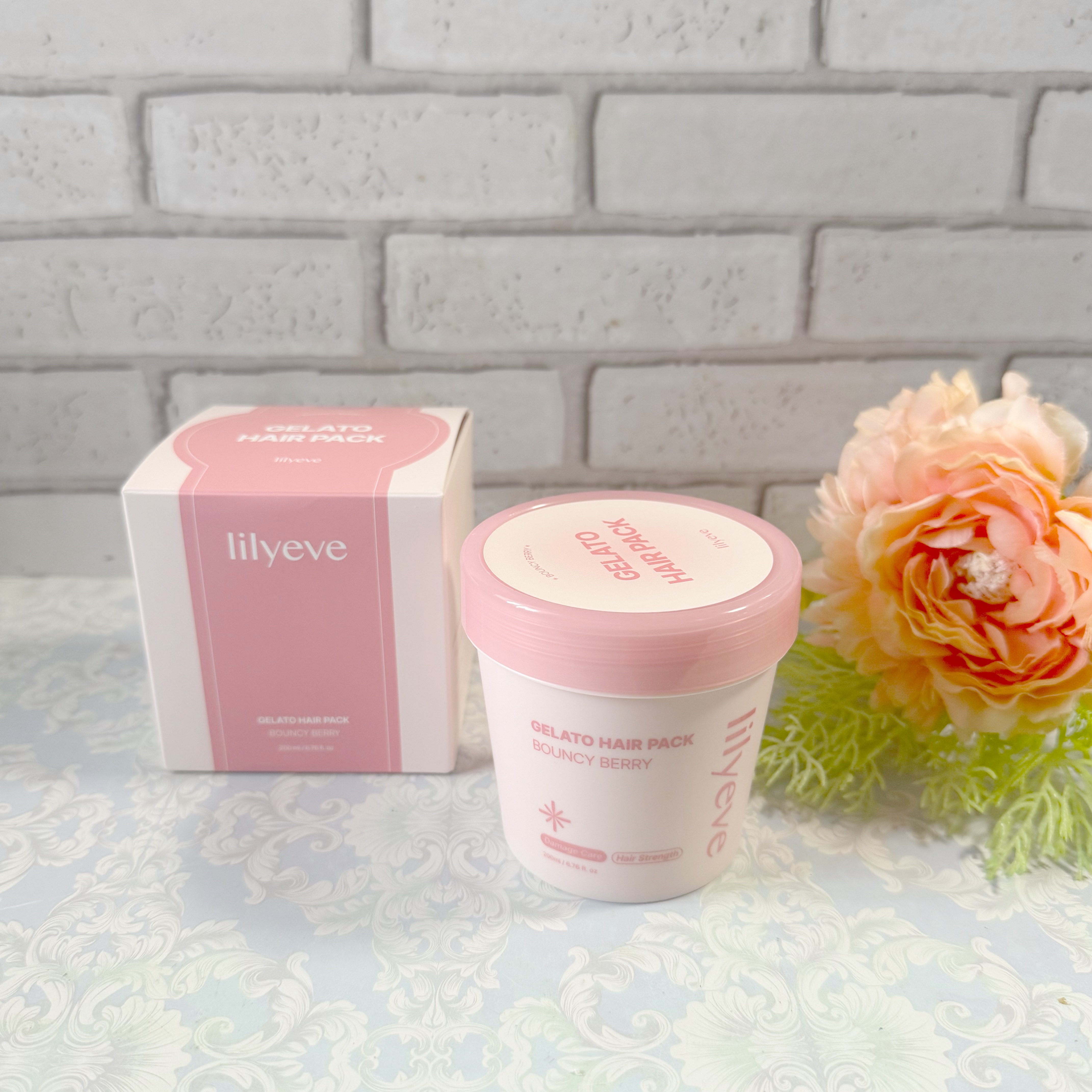 リペアターンジェラートヘアパック バウンシーベリー/リリーイブ/洗い流すヘアトリートメントを使ったクチコミ（1枚目）