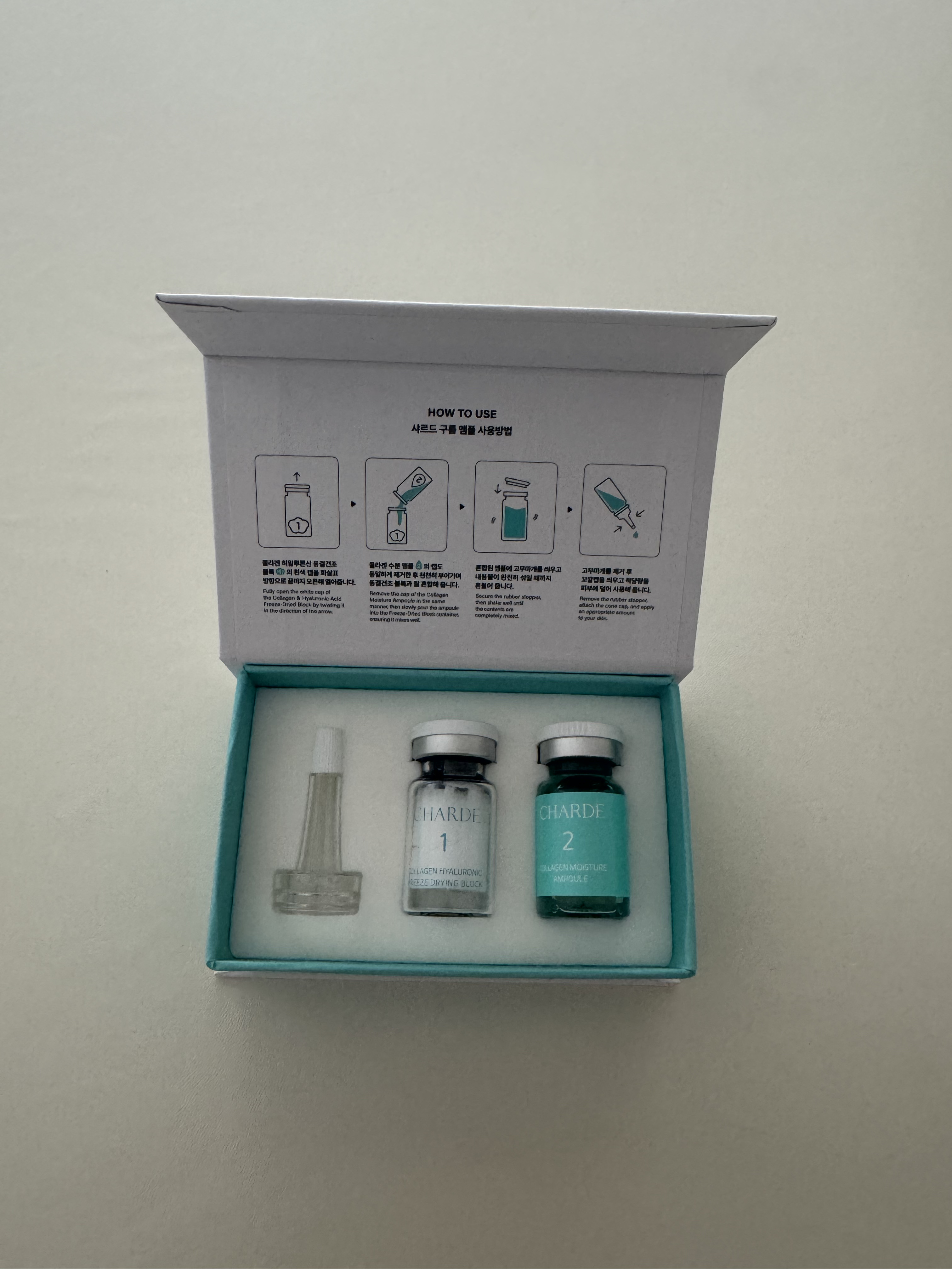 クラウドアンプル 1week キット/CHARDE/美容液を使ったクチコミ（1枚目）