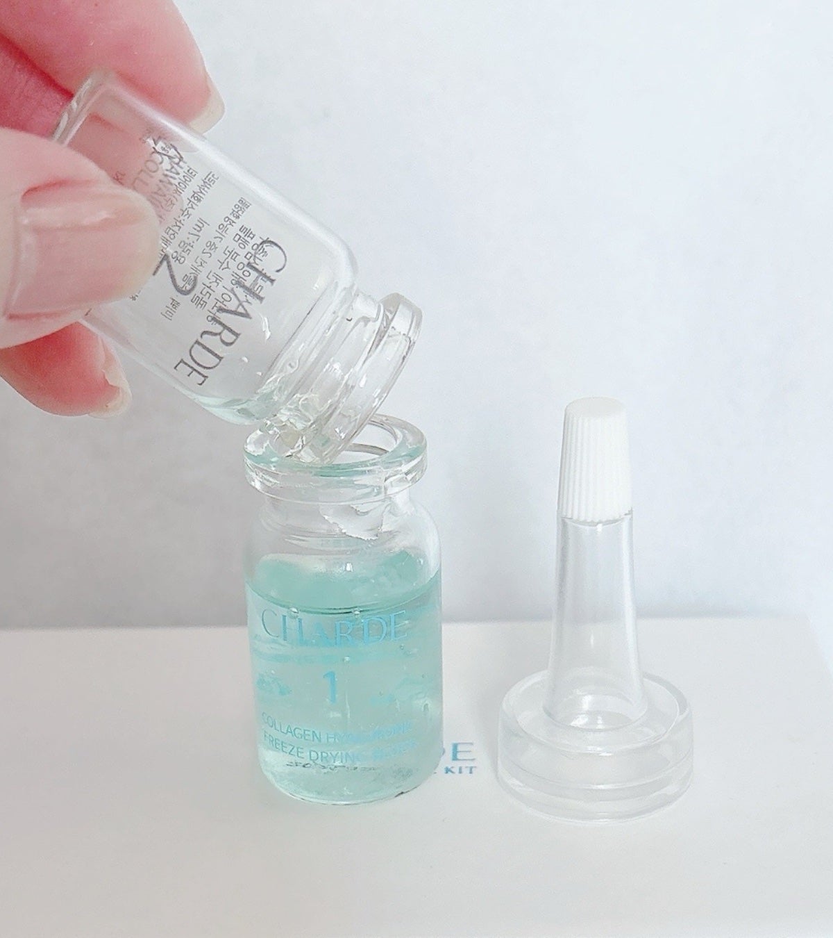 クラウドアンプル 1week キット/CHARDE/美容液を使ったクチコミ(2枚目)