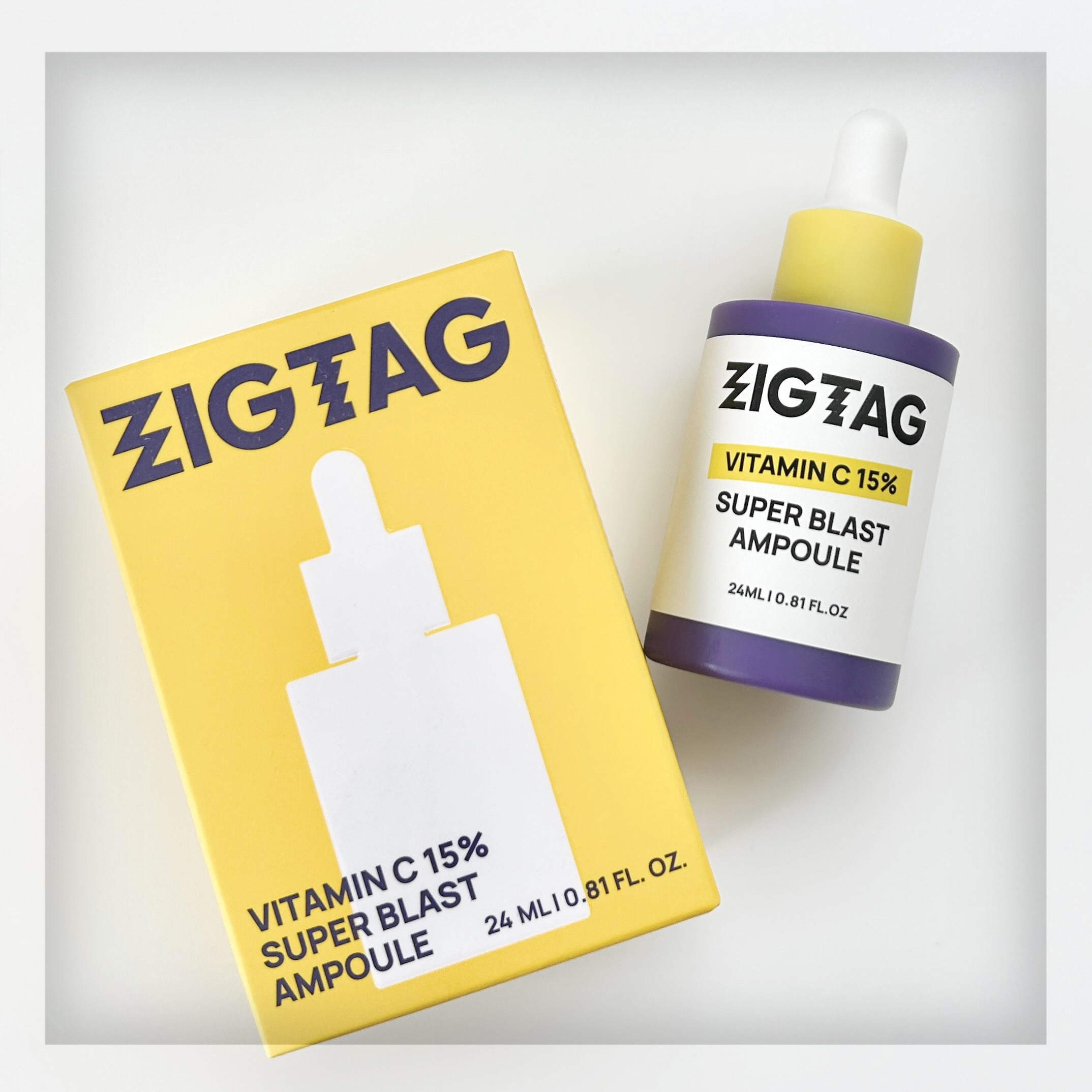 ビタミンC15%スーパーブラストアンプル/ZIGTAG/美容液を使ったクチコミ（1枚目）