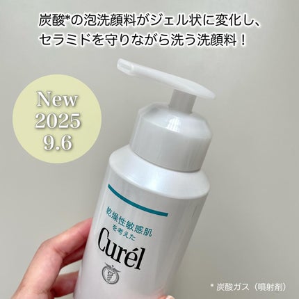 キュレル 潤浸保湿 泡ジェル洗顔料 【医薬部外品】/キュレル/その他洗顔料を使ったクチコミ(2枚目)