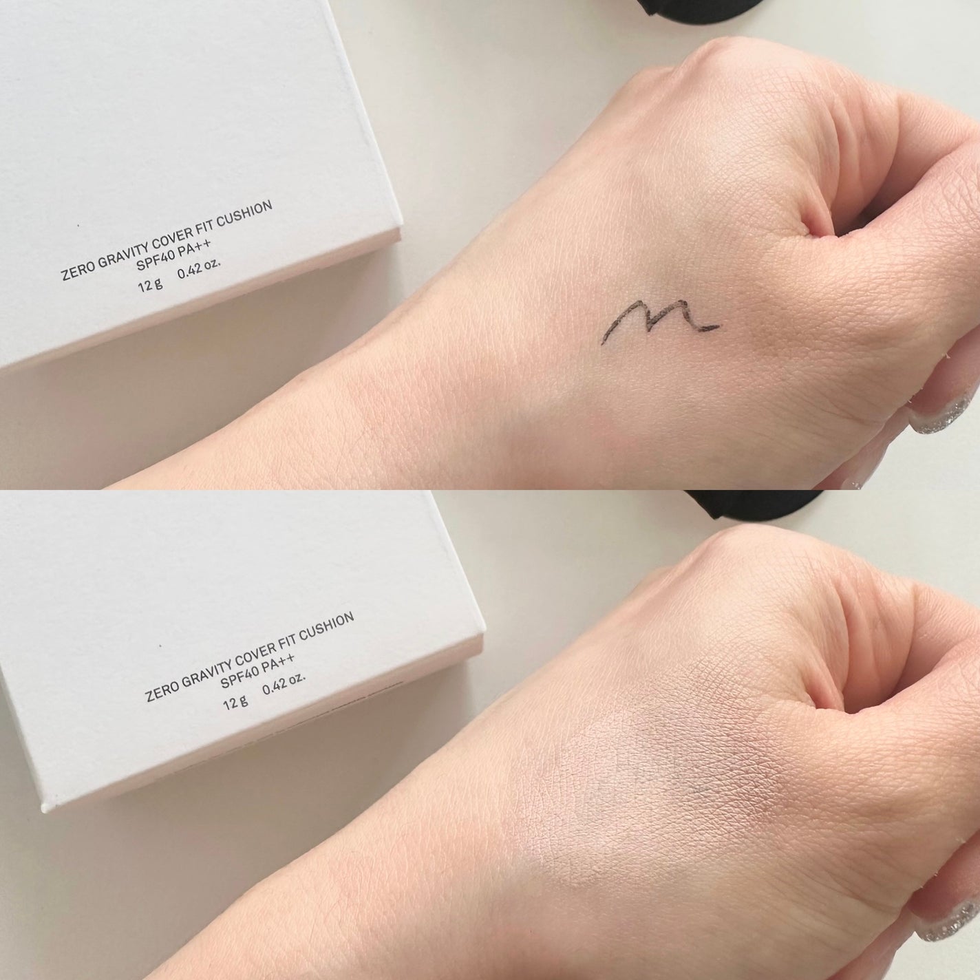 ネーミング ゼログラビティ カバーフィットクッション/NAMING./クッションファンデーションを使ったクチコミ(5枚目)