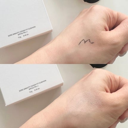 ネーミング ゼログラビティ カバーフィットクッション/NAMING./クッションファンデーションを使ったクチコミ(5枚目)