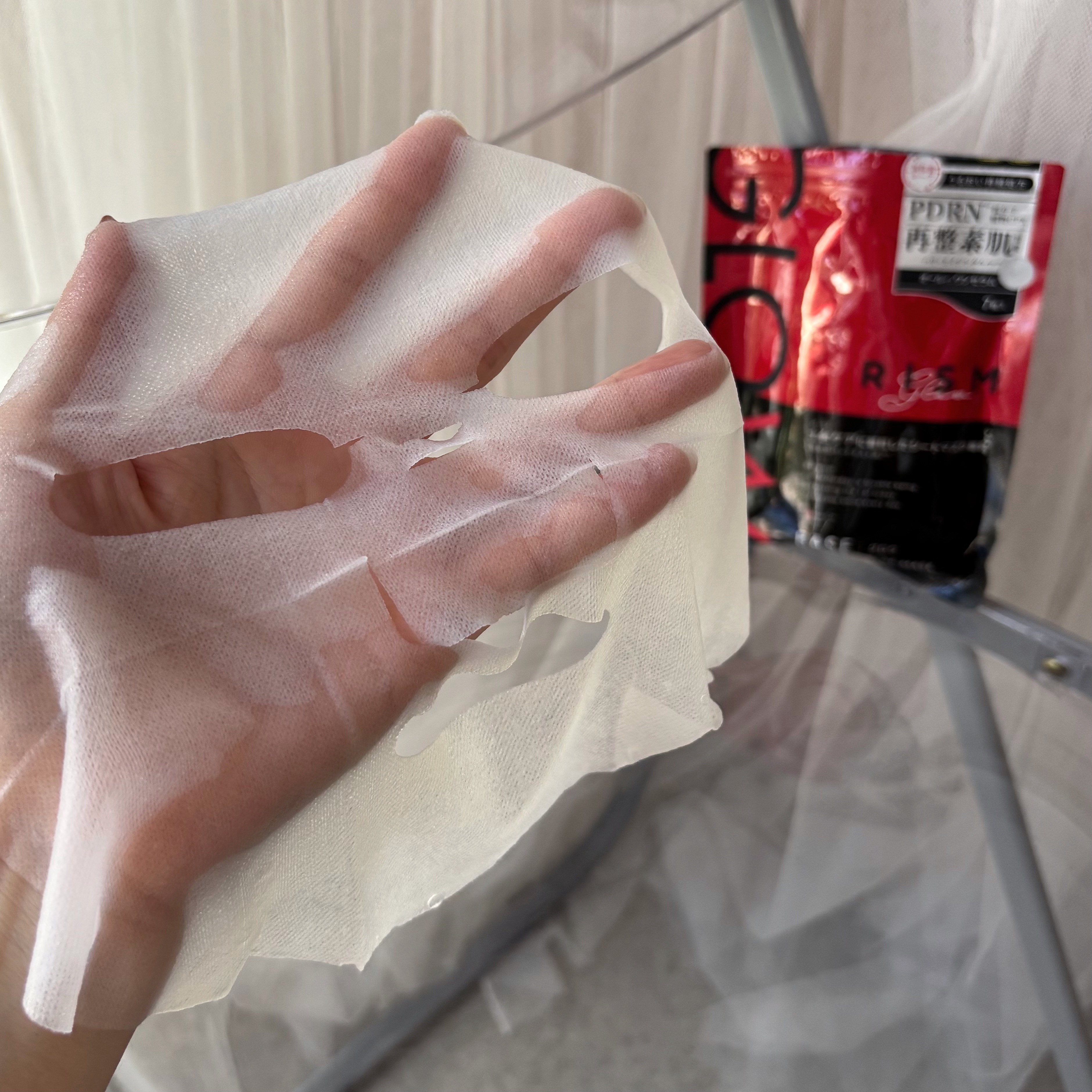 リズム ベース デイリーケアマスク グロウ/RISM/シートマスク・パックを使ったクチコミ（3枚目）