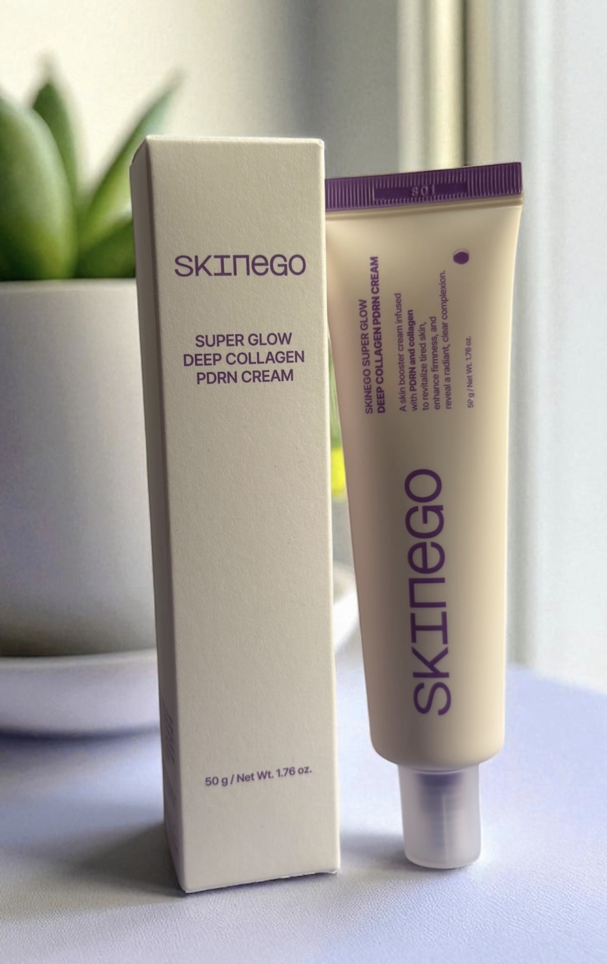 SKINEGO SUPER GLOW DEEP COLLAGEN PDRN CREAM/SKINEGO/フェイスクリームを使ったクチコミ（1枚目）