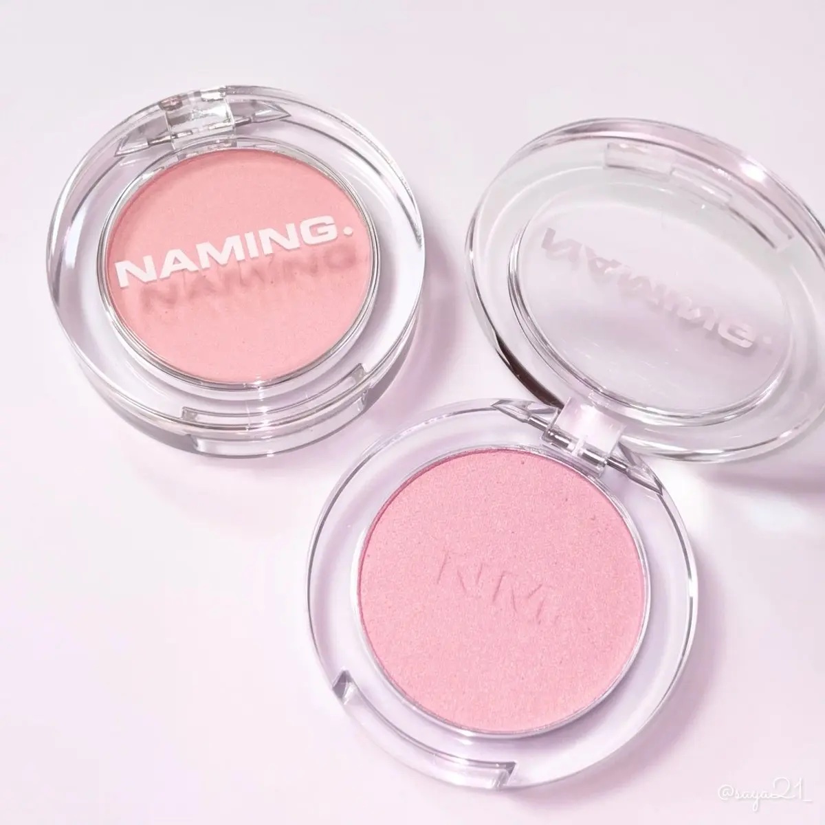 ネーミング フラッフィーパウダーブラッシュ/NAMING./パウダーチークを使ったクチコミ（1枚目）