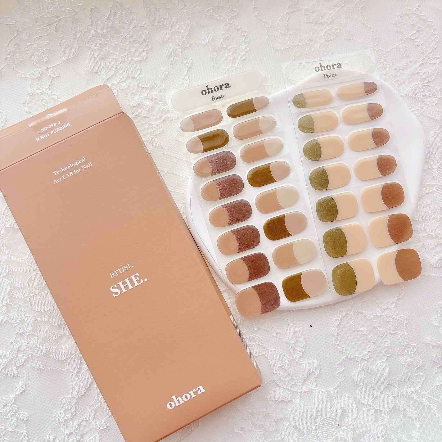 セミキュアジェルネイル(ハンド)/ohora/ネイルシールを使ったクチコミ(6枚目)