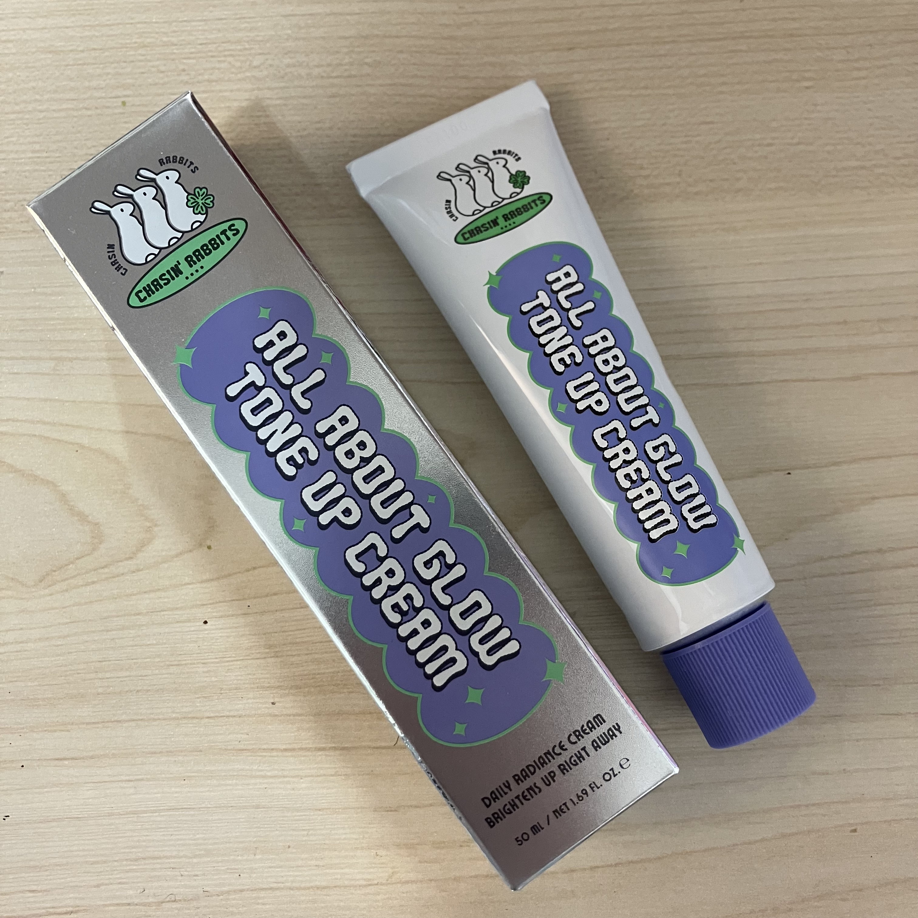 オールアバウトグロウトーンアップクリーム/CHASIN'RABBITS/化粧下地を使ったクチコミ（1枚目）