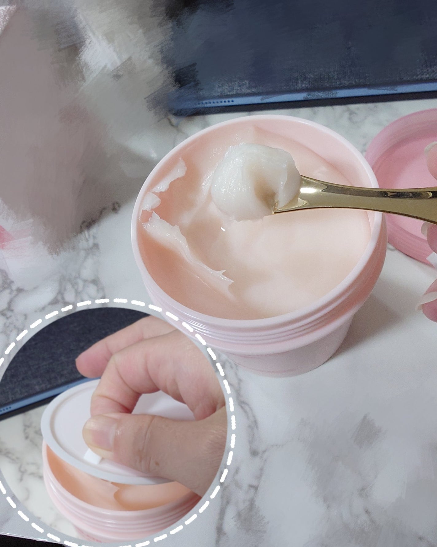 リペアターンジェラートヘアパック バウンシーベリー/リリーイブ/洗い流すヘアトリートメントを使ったクチコミ(2枚目)