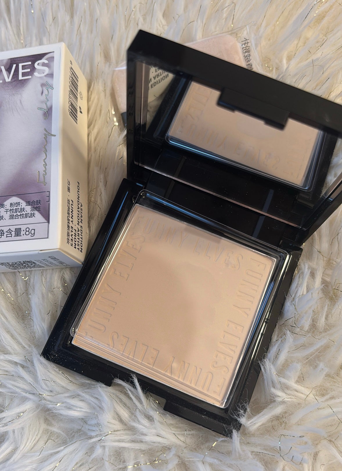 UVソフトマットプレストパウダー/FUNNY ELVES方里/プレストパウダーを使ったクチコミ(3枚目)