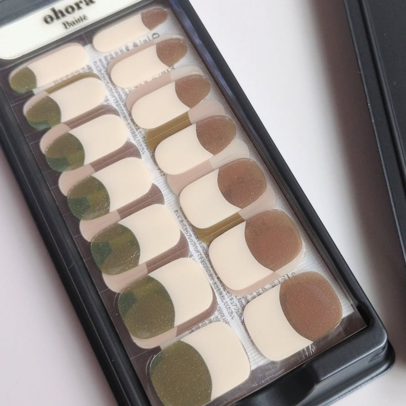 セミキュアジェルネイル(ハンド)/ohora/ネイルシールを使ったクチコミ(7枚目)