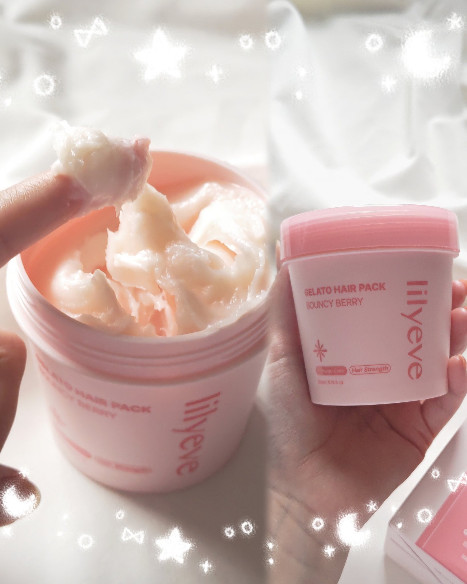 リペアターンジェラートヘアパック バウンシーベリー/リリーイブ/洗い流すヘアトリートメントを使ったクチコミ（1枚目）
