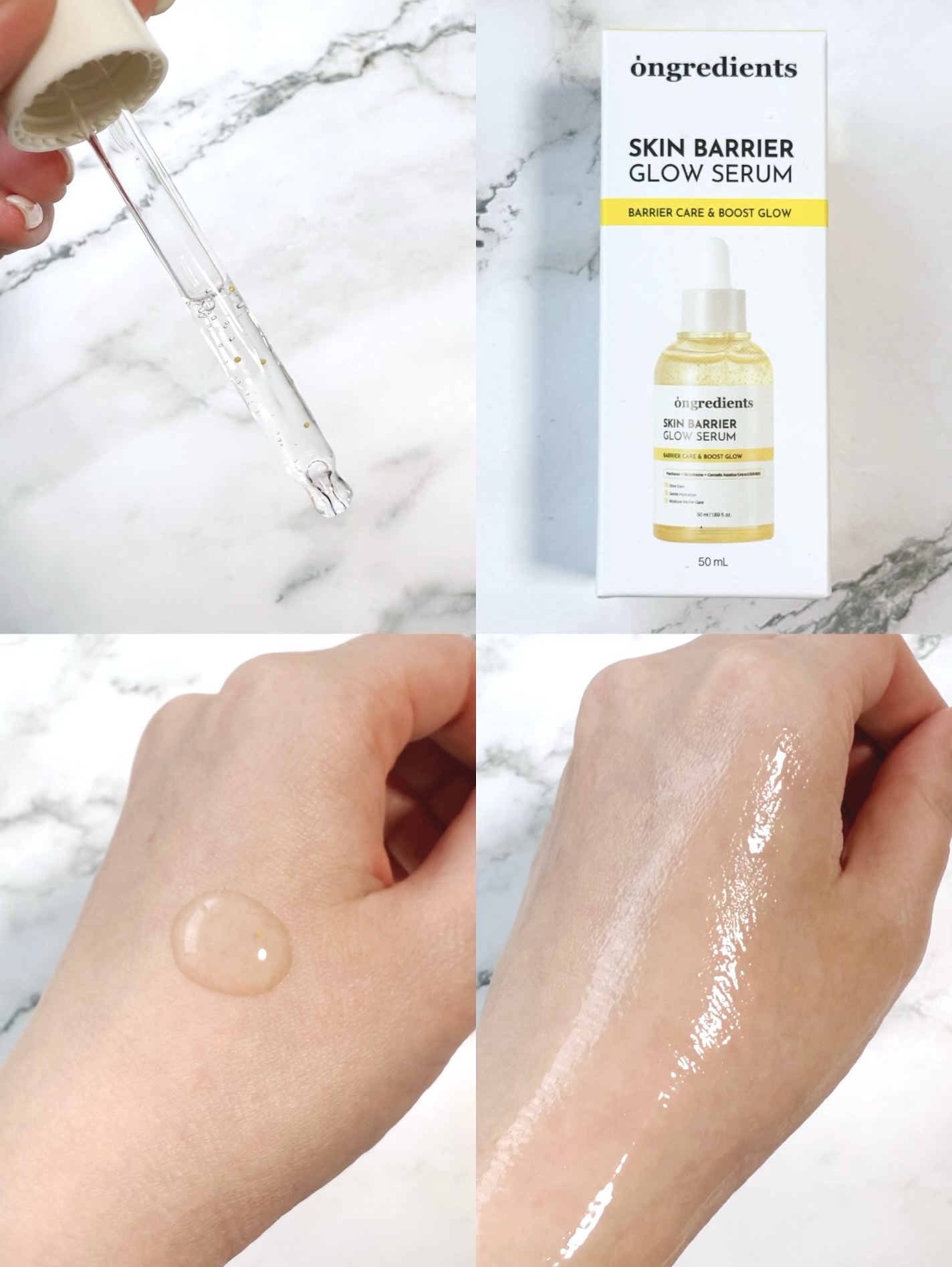 オングリディエンツ スキンバリアグローセラム/Ongredients/美容液を使ったクチコミ（2枚目）