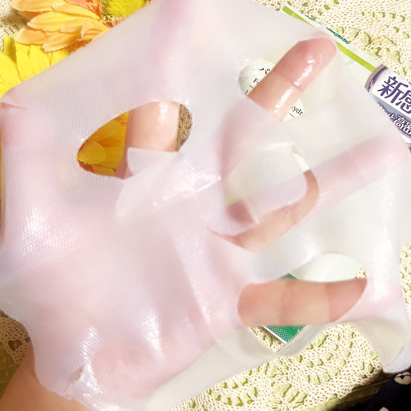 バイオセルロースマスク 透明肌/medene/シートマスク・パックを使ったクチコミ(3枚目)