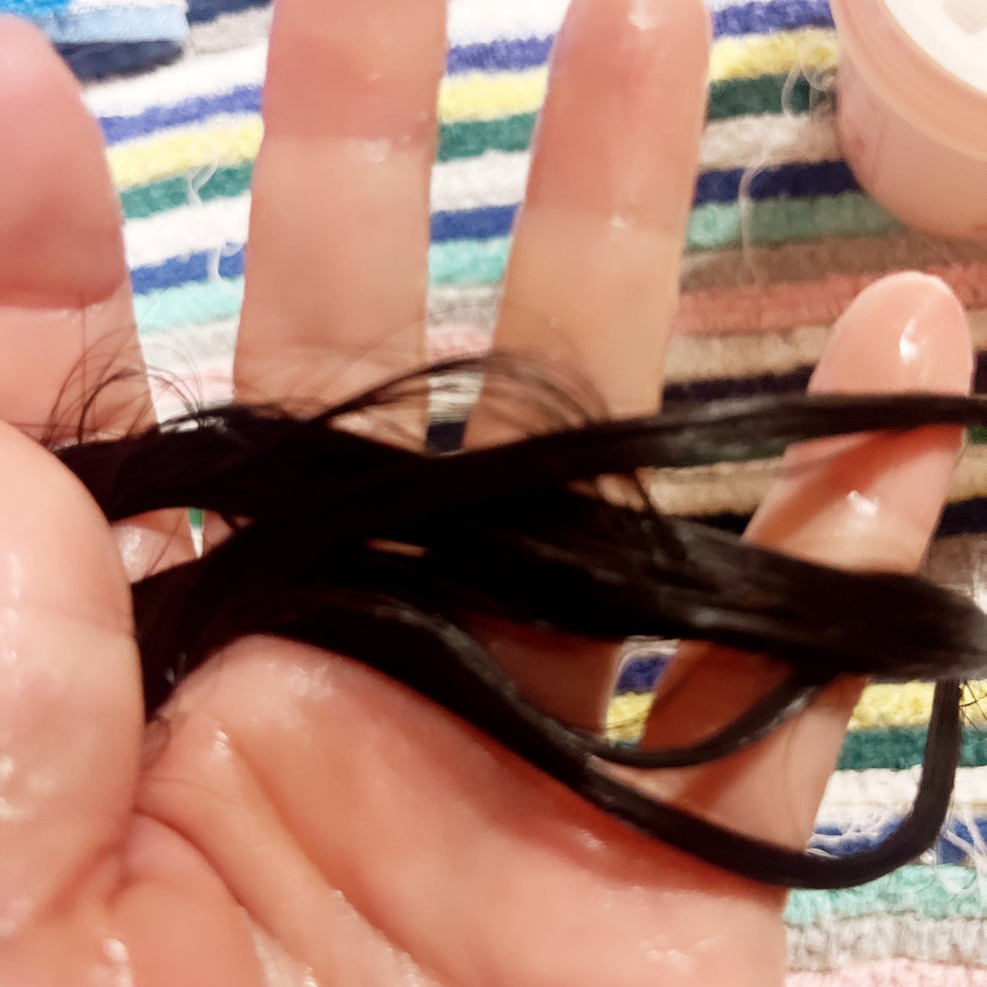 リペアターンジェラートヘアパック バウンシーベリー/リリーイブ/洗い流すヘアトリートメントを使ったクチコミ(3枚目)