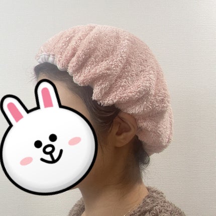 マイクロファイバーヘアキャップ/DAISO/ヘアケアグッズを使ったクチコミ(3枚目)