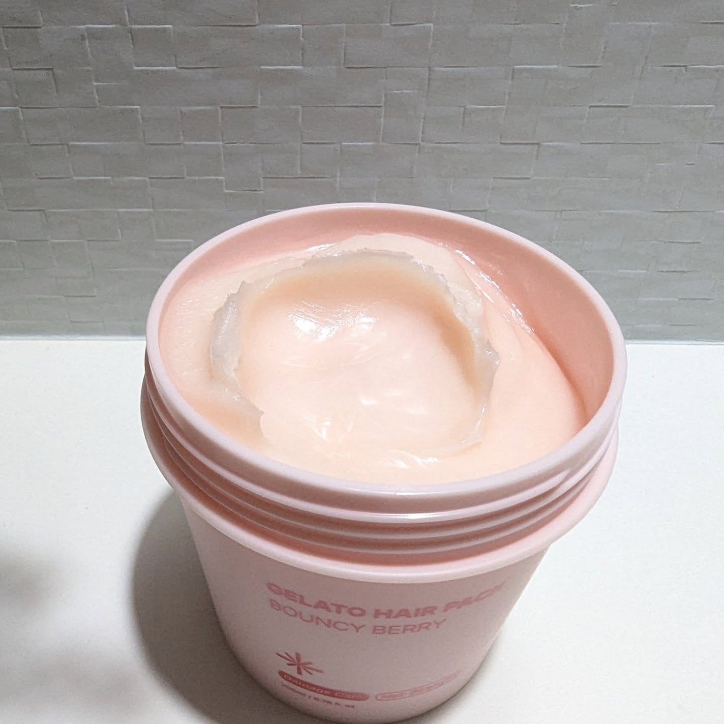 リペアターンジェラートヘアパック バウンシーベリー/リリーイブ/洗い流すヘアトリートメントを使ったクチコミ(2枚目)