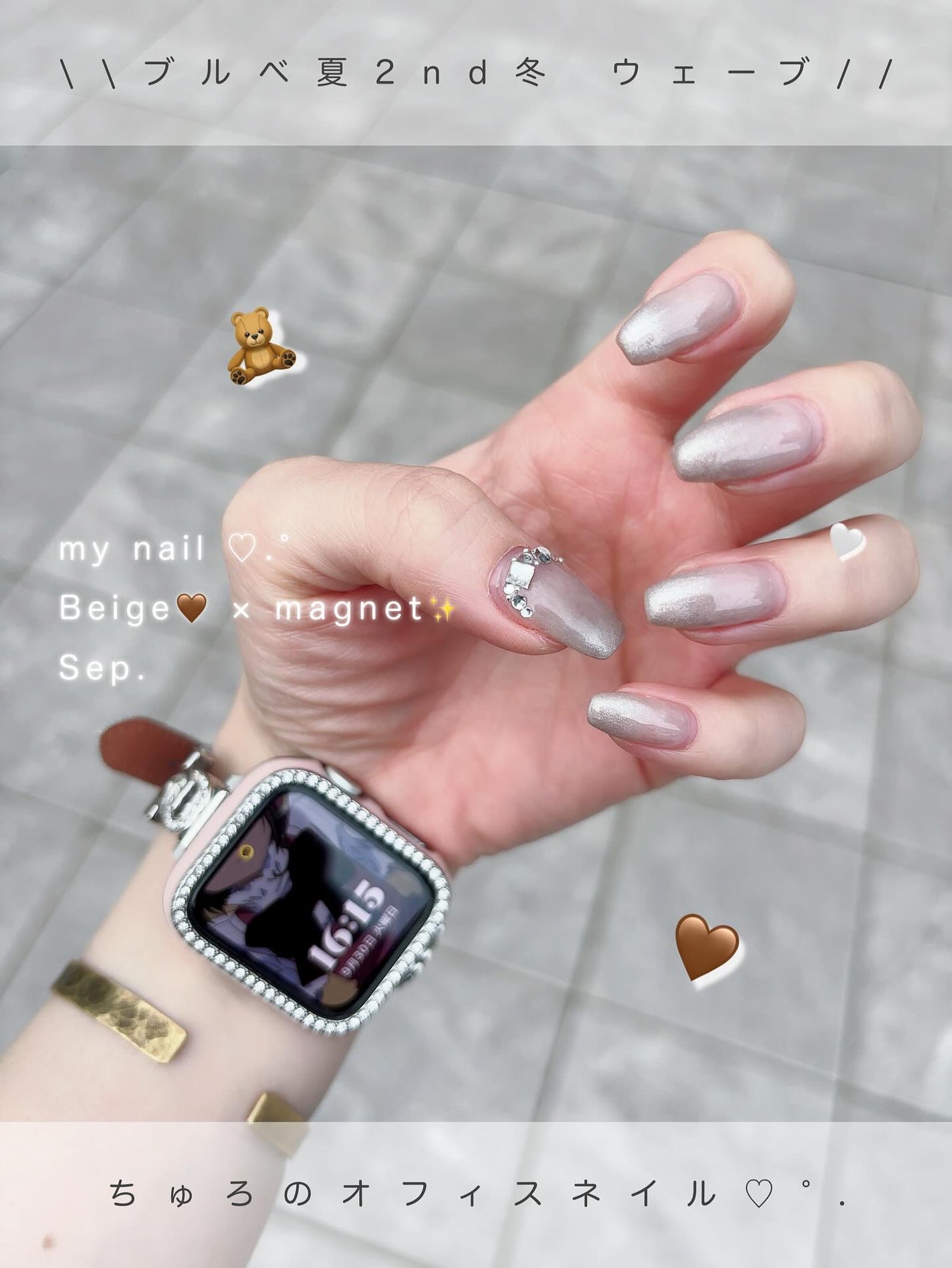 ジェルネイル(ライト対応)/セリア/ジェルネイルを使ったクチコミ(1枚目)