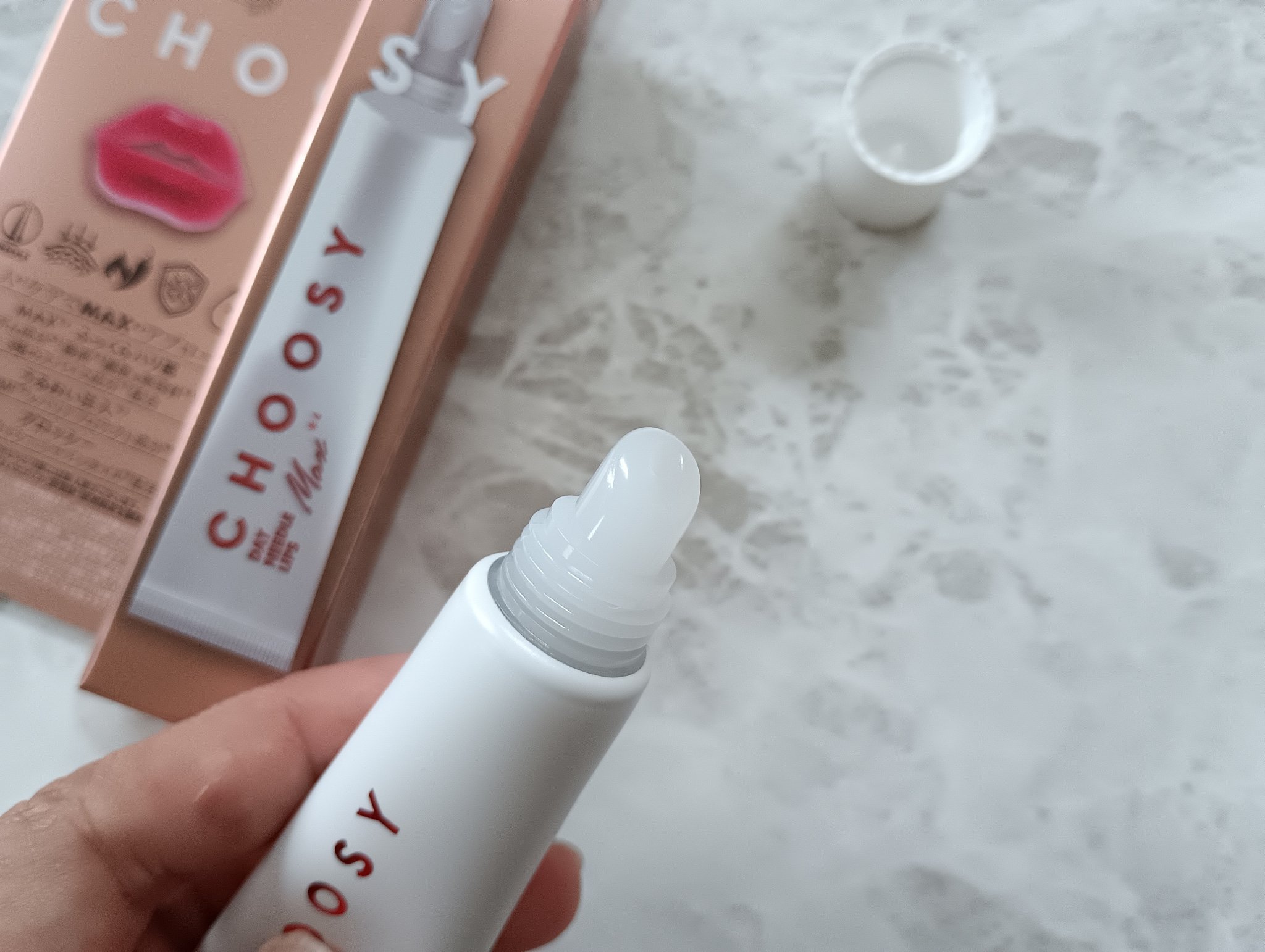 デイニードルリップ　ストロング/CHOOSY/リッププランパーを使ったクチコミ（2枚目）