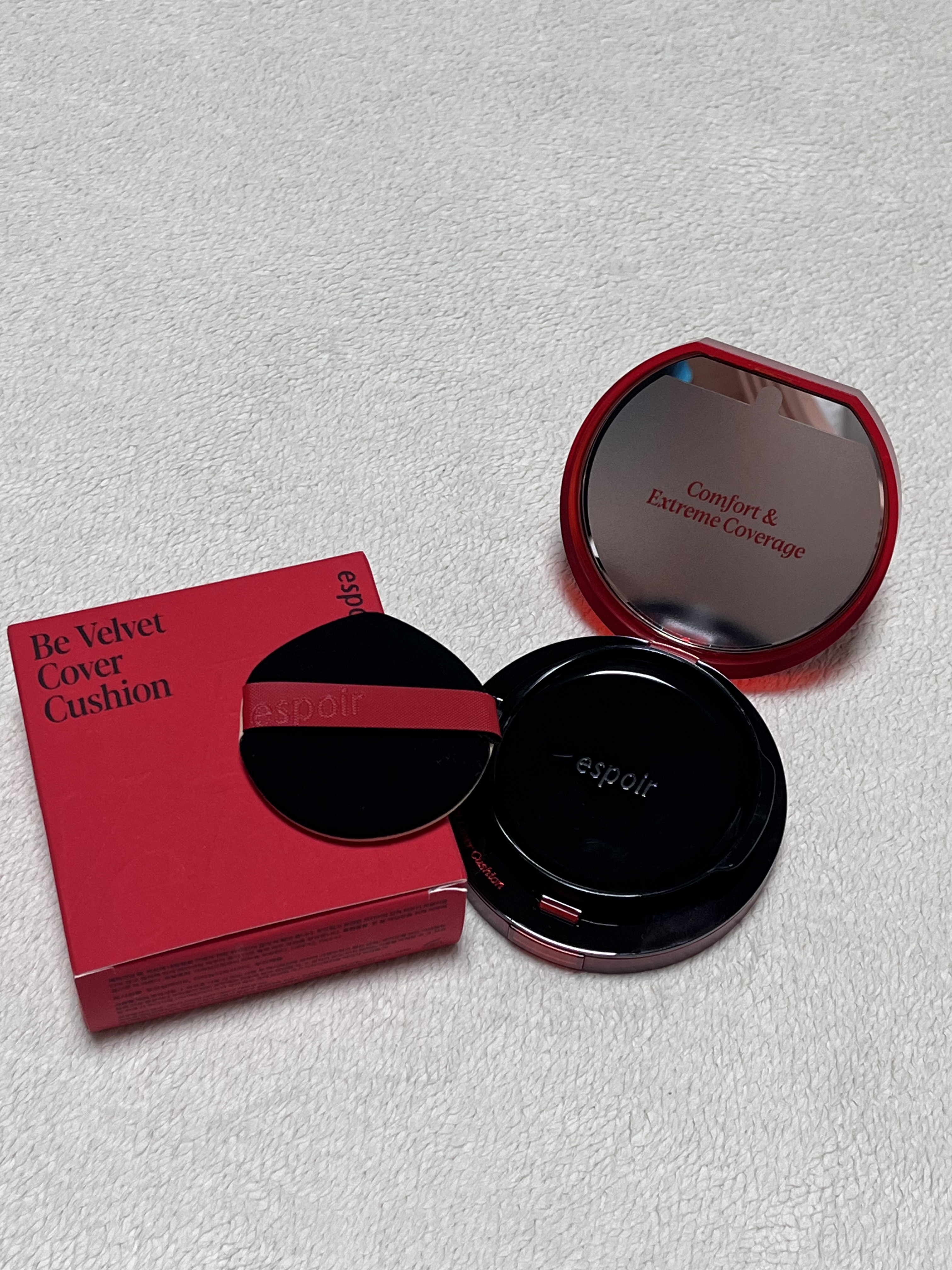 ビーベルベットカバークッション/espoir/クッションファンデーションを使ったクチコミ（1枚目）