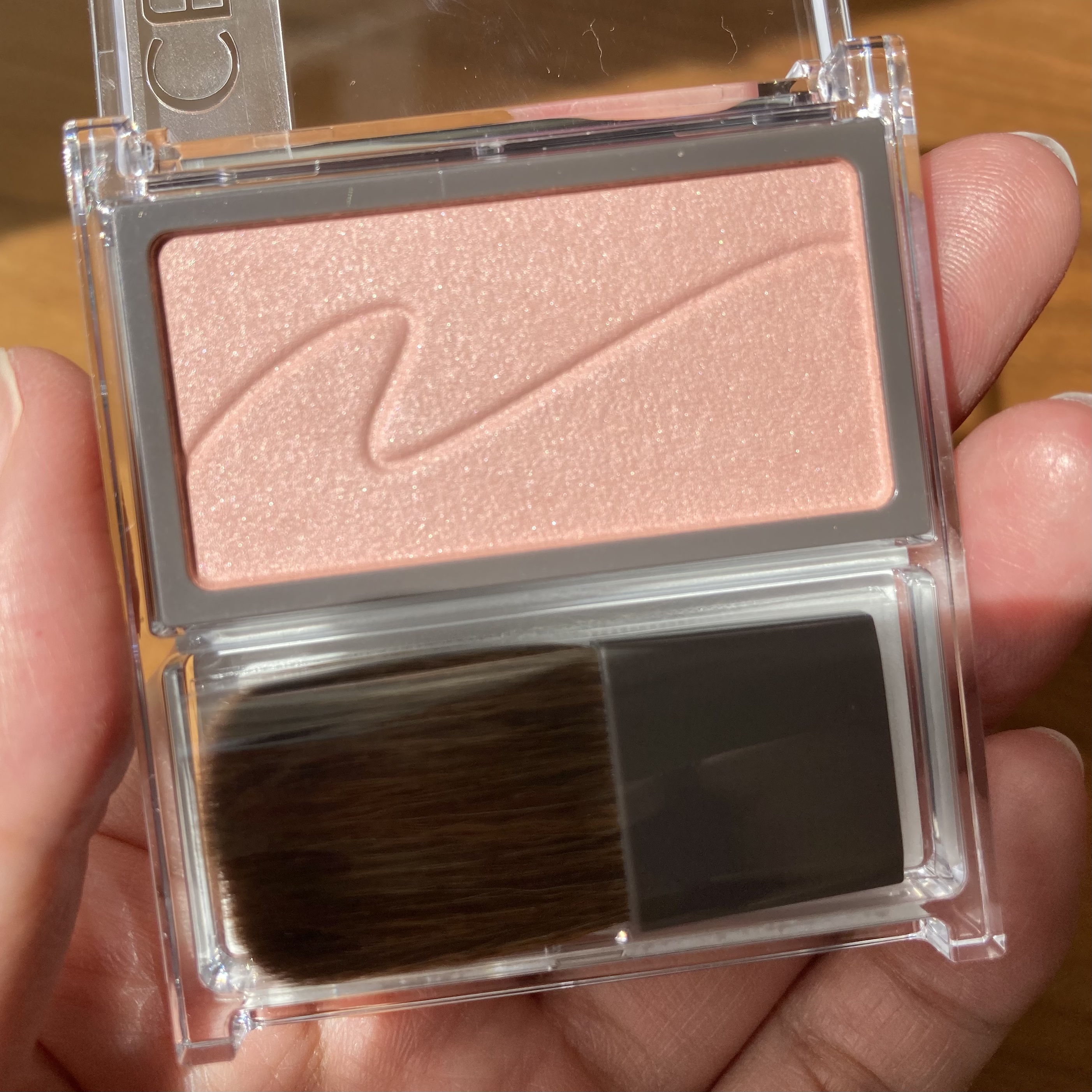 チークブラッシュ/CEZANNE/パウダーチークを使ったクチコミ（2枚目）