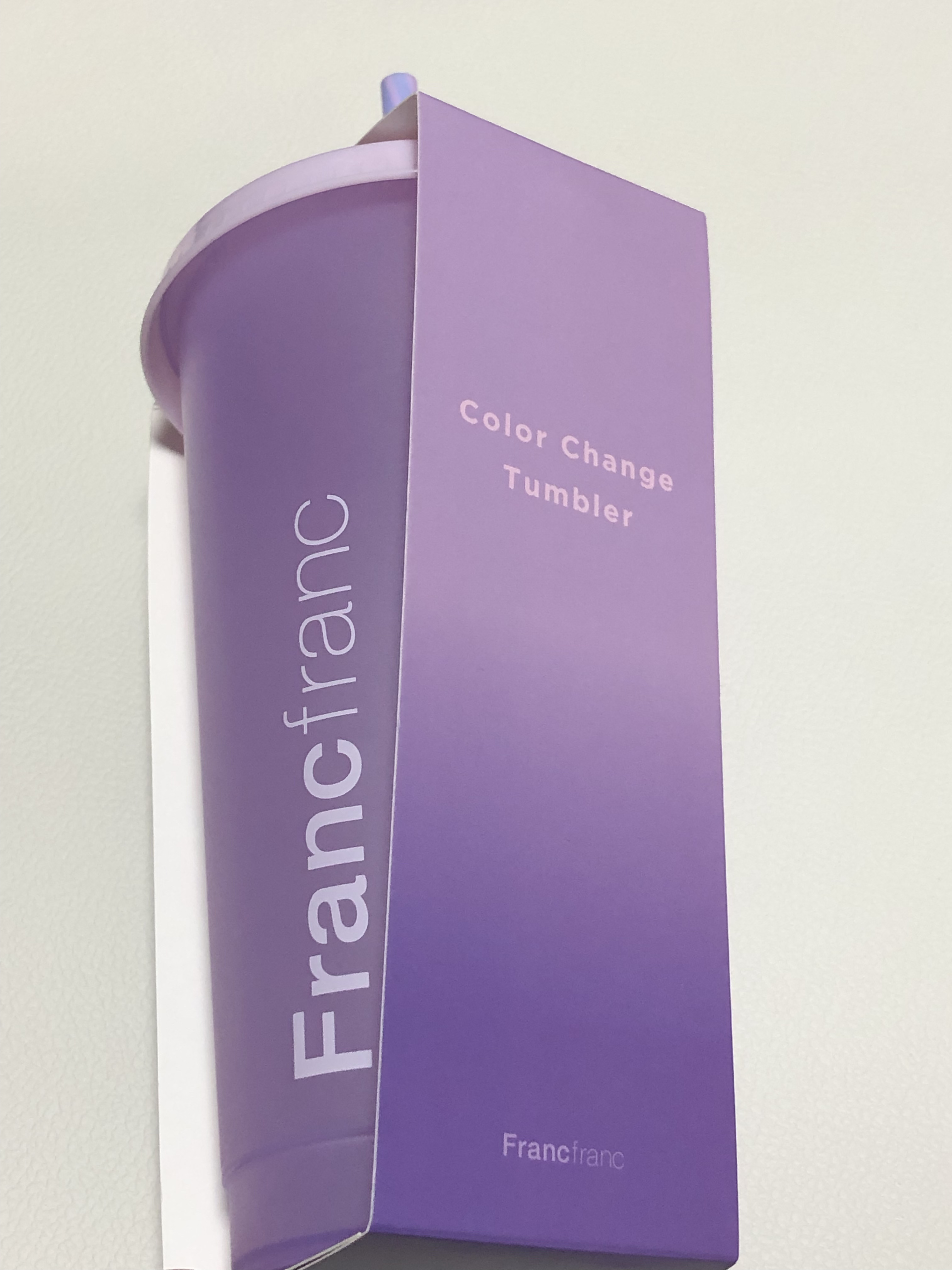 カラーチェンジタンブラー/フランフラン/その他を使ったクチコミ（3枚目）