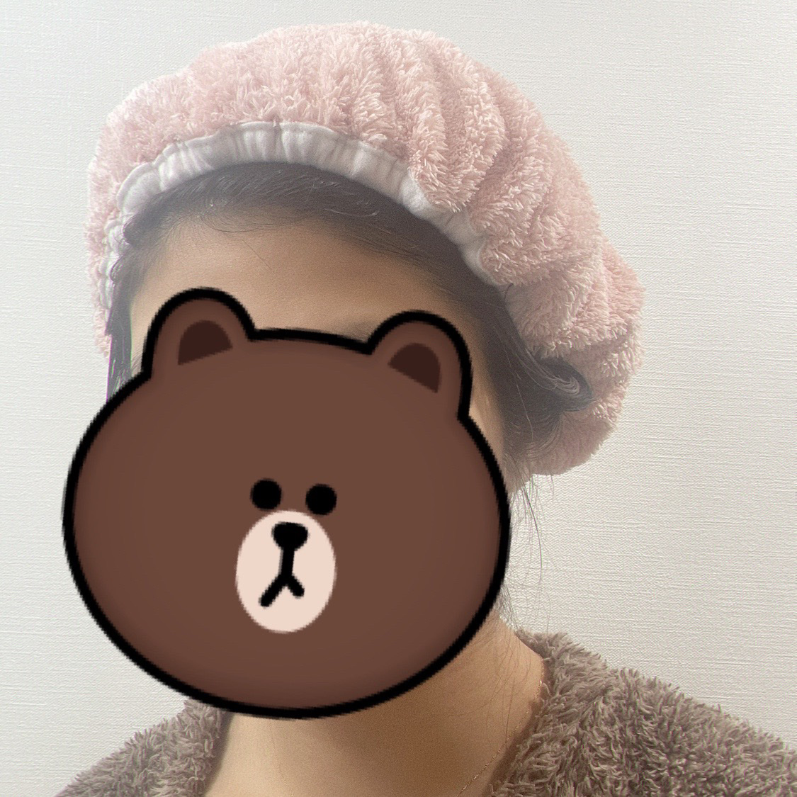 マイクロファイバーヘアキャップ/DAISO/ヘアケアグッズを使ったクチコミ（2枚目）