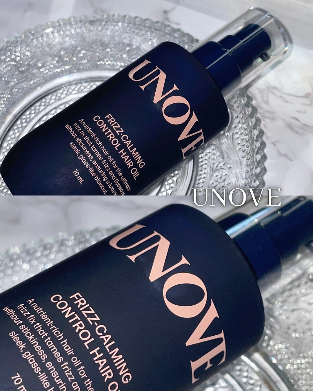 フリズカーミングコントロールオイル/UNOVE/ヘアオイルを使ったクチコミ(1枚目)