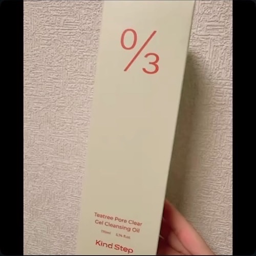 ティーツリージェルクレンジングオイル/KindStep/クレンジングジェルを使ったクチコミ（2枚目）