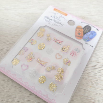 ネイルシール/セリア/ネイルシールを使ったクチコミ(2枚目)