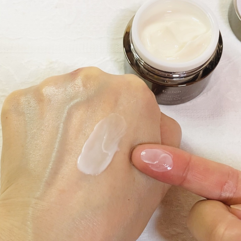 スーパーQuSomeクリーム/b.glen/フェイスクリームを使ったクチコミ（3枚目）