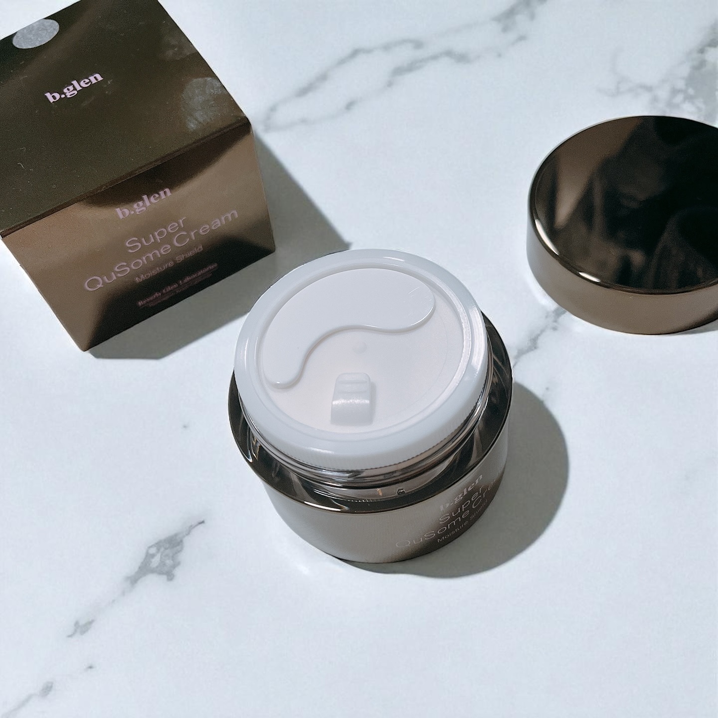 スーパーQuSomeクリーム/b.glen/フェイスクリームを使ったクチコミ（3枚目）