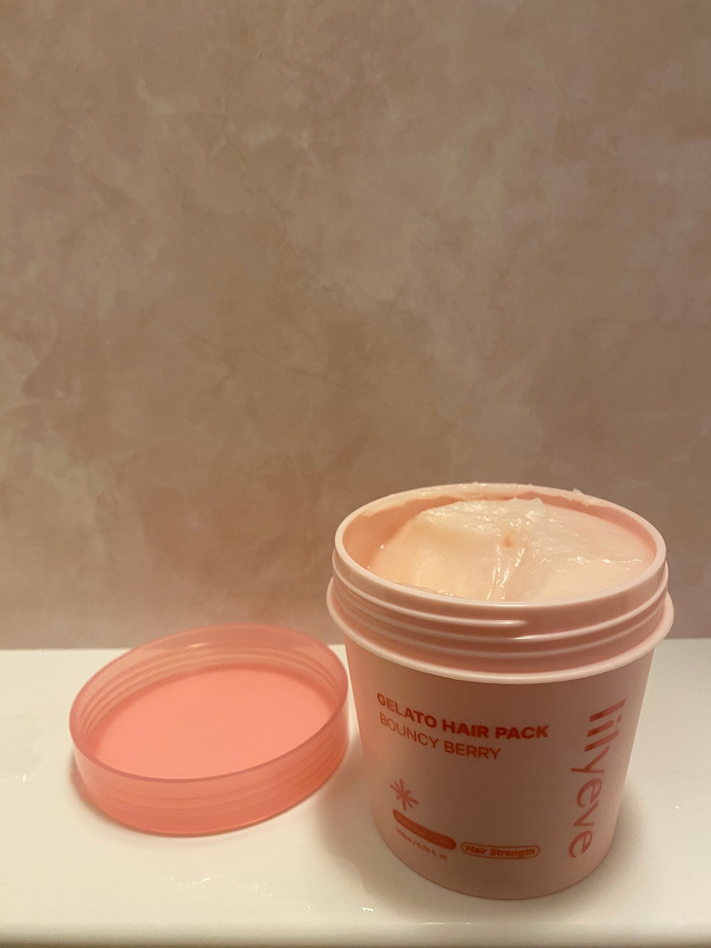 リペアターンジェラートヘアパック バウンシーベリー/リリーイブ/洗い流すヘアトリートメントを使ったクチコミ(1枚目)