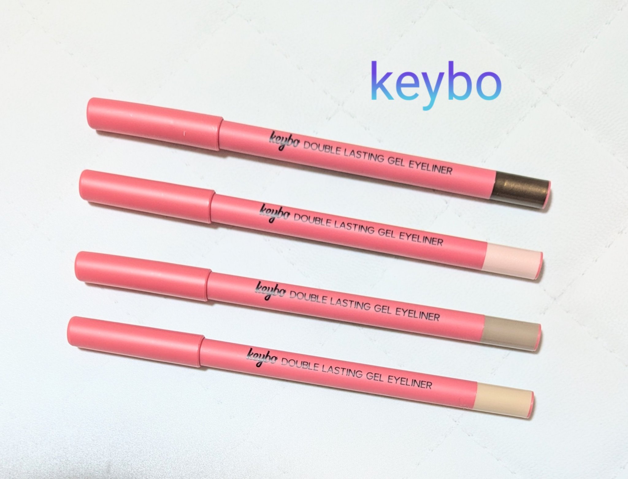 ダブルラスティングジェルアイライナー/keybo/スティックアイシャドウを使ったクチコミ（1枚目）