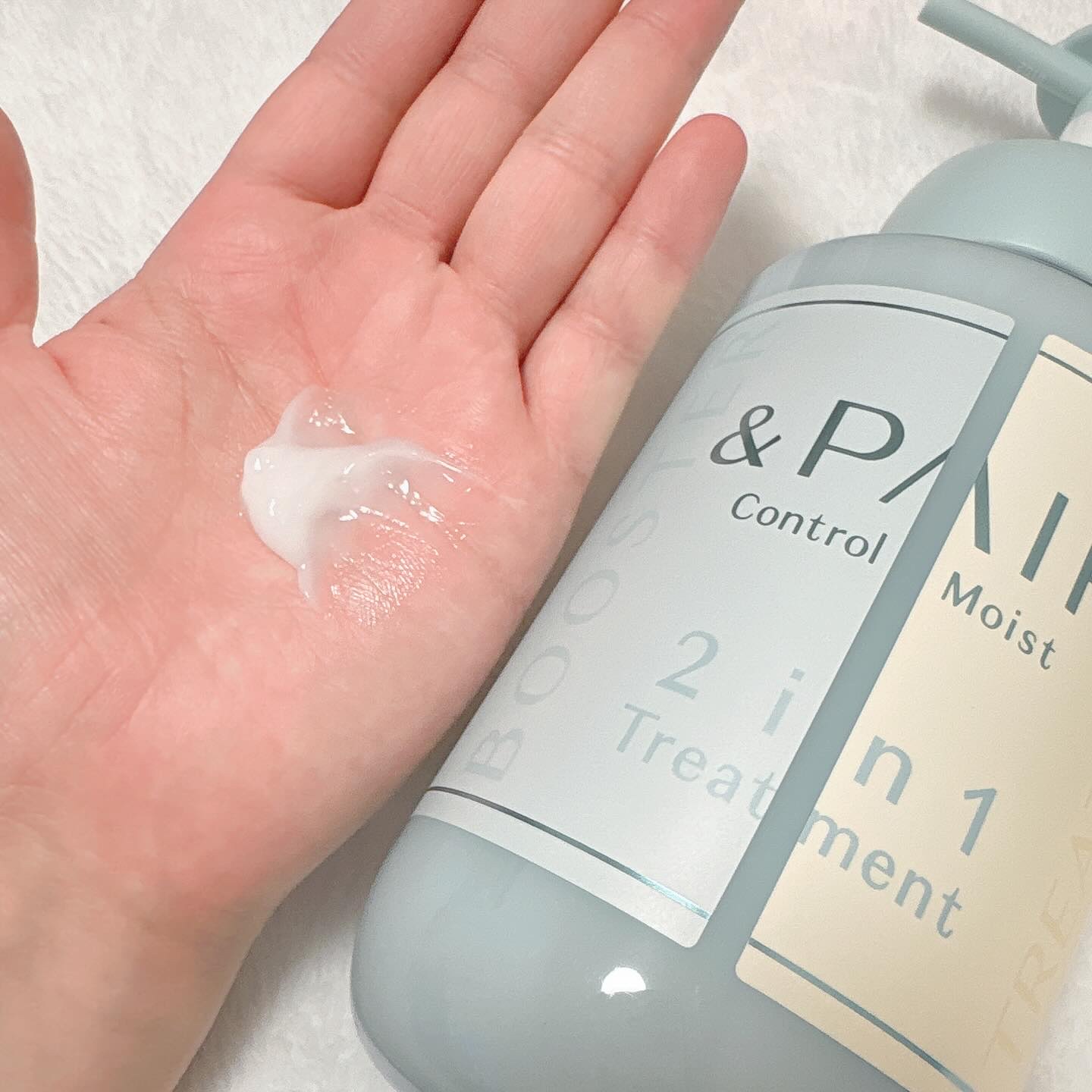 アンドペア コントロール モイスト 2in1 シャンプー＆ヘアトリートメント/&PAIR/市販シャンプーを使ったクチコミ（3枚目）