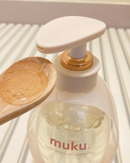 ムク+ モイスト アミノジェル シャンプー/ヘアトリートメント トリートメント本体410g/muku+/市販シャンプーを使ったクチコミ(3枚目)