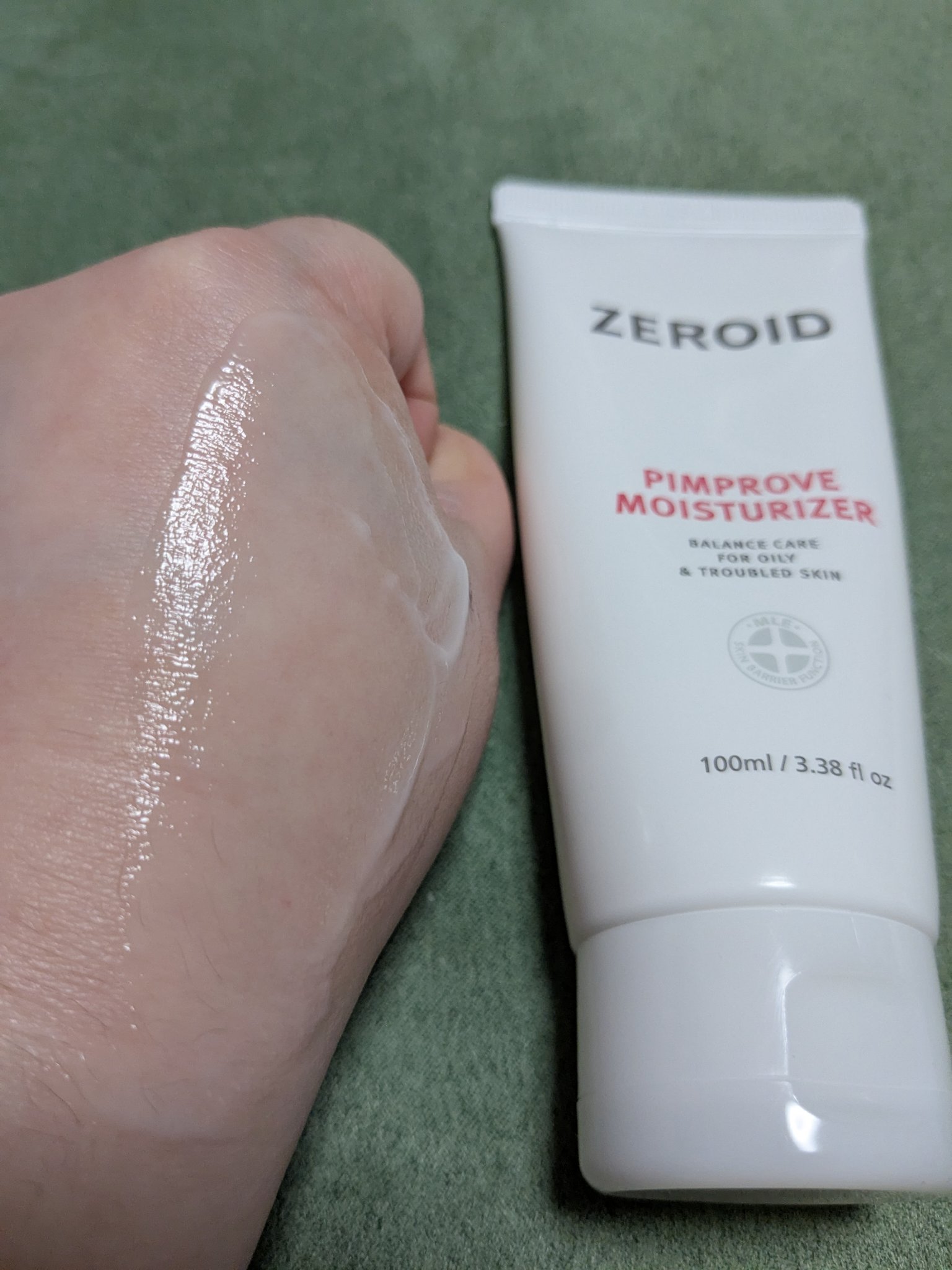 ピンプローブモイスチャーライザー/ZEROID/フェイスクリームを使ったクチコミ（3枚目）