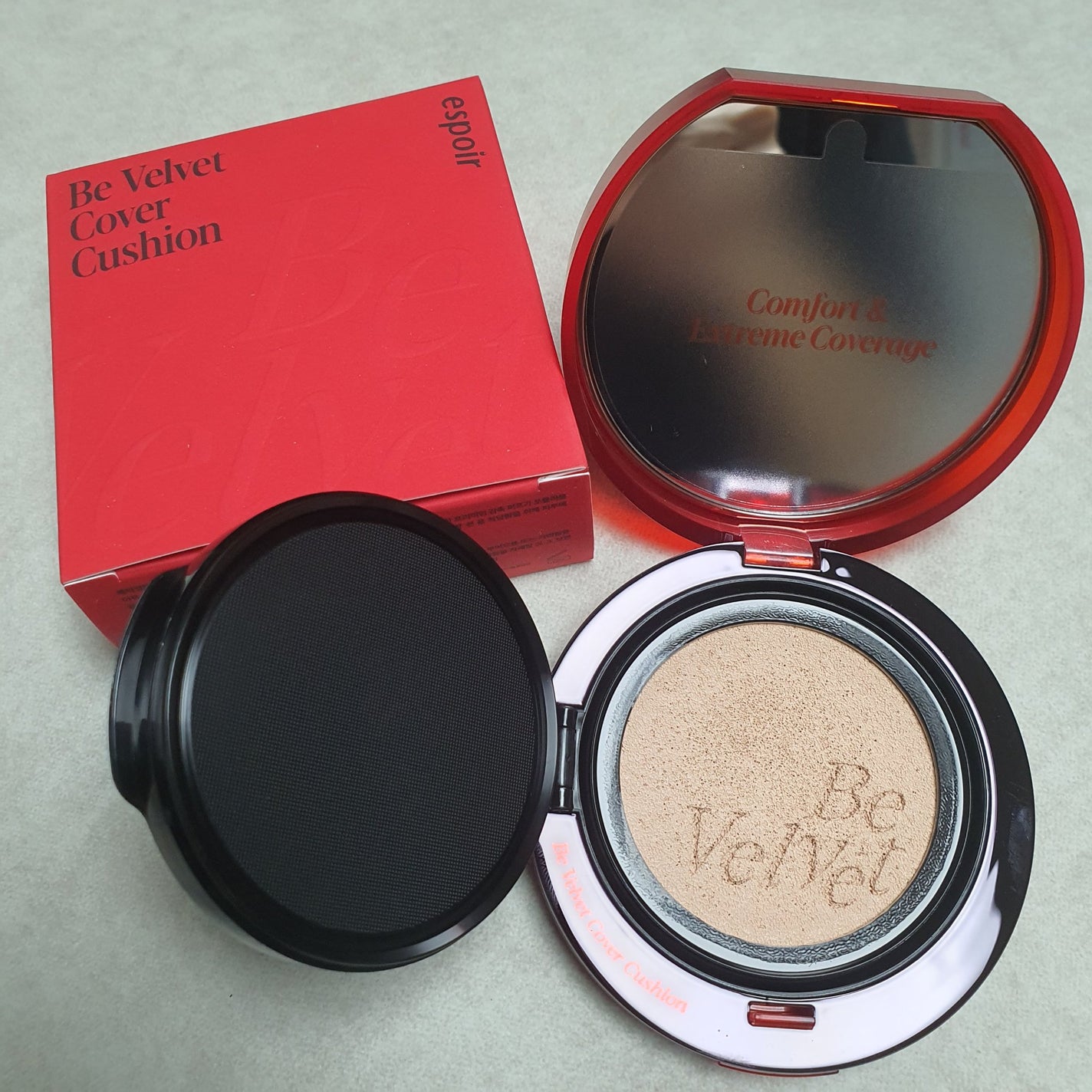 ビーベルベットカバークッション/espoir/クッションファンデーションを使ったクチコミ(1枚目)